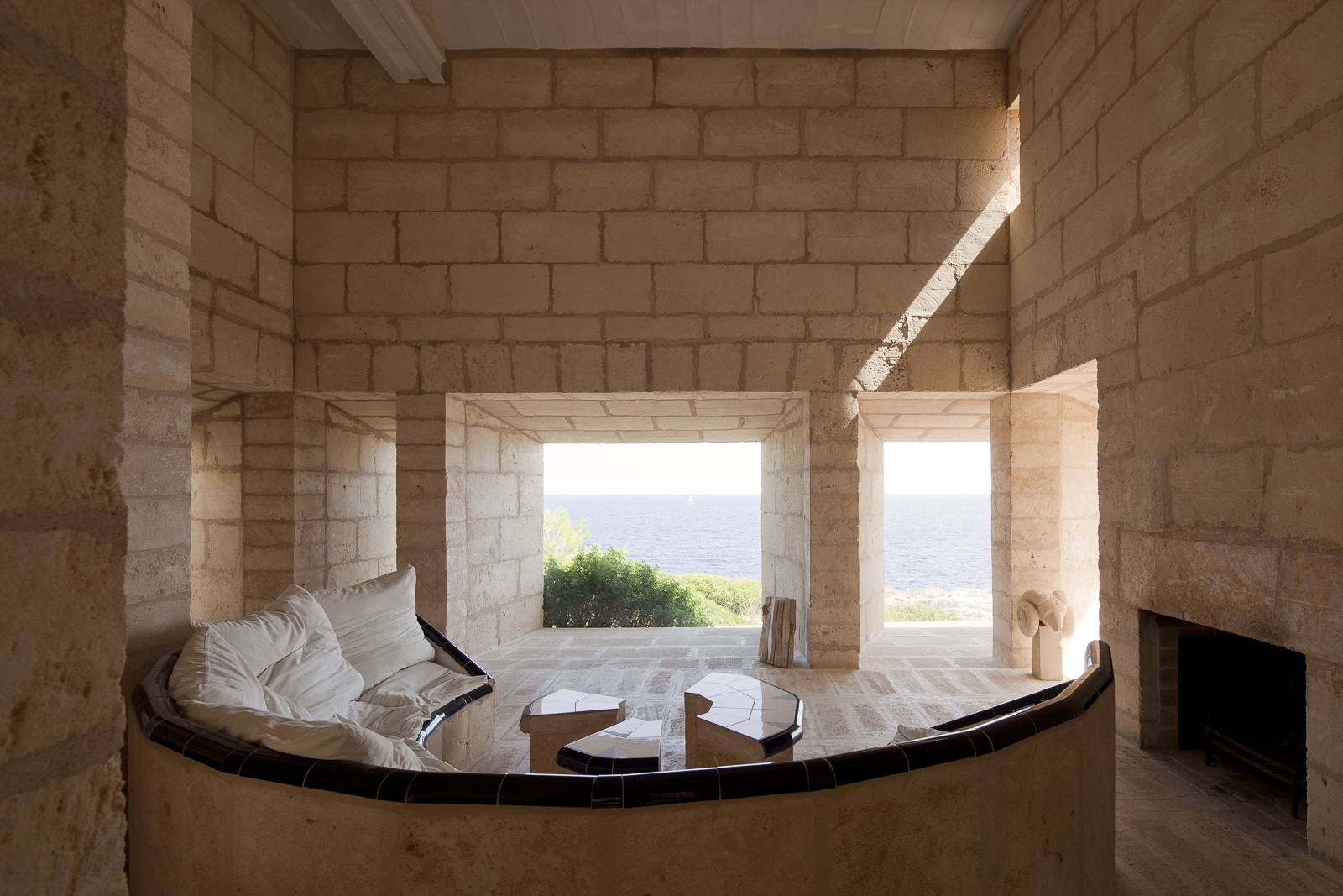 Гостиная в доме Кан Лис на Майорке. 1971© Torben Eskerod