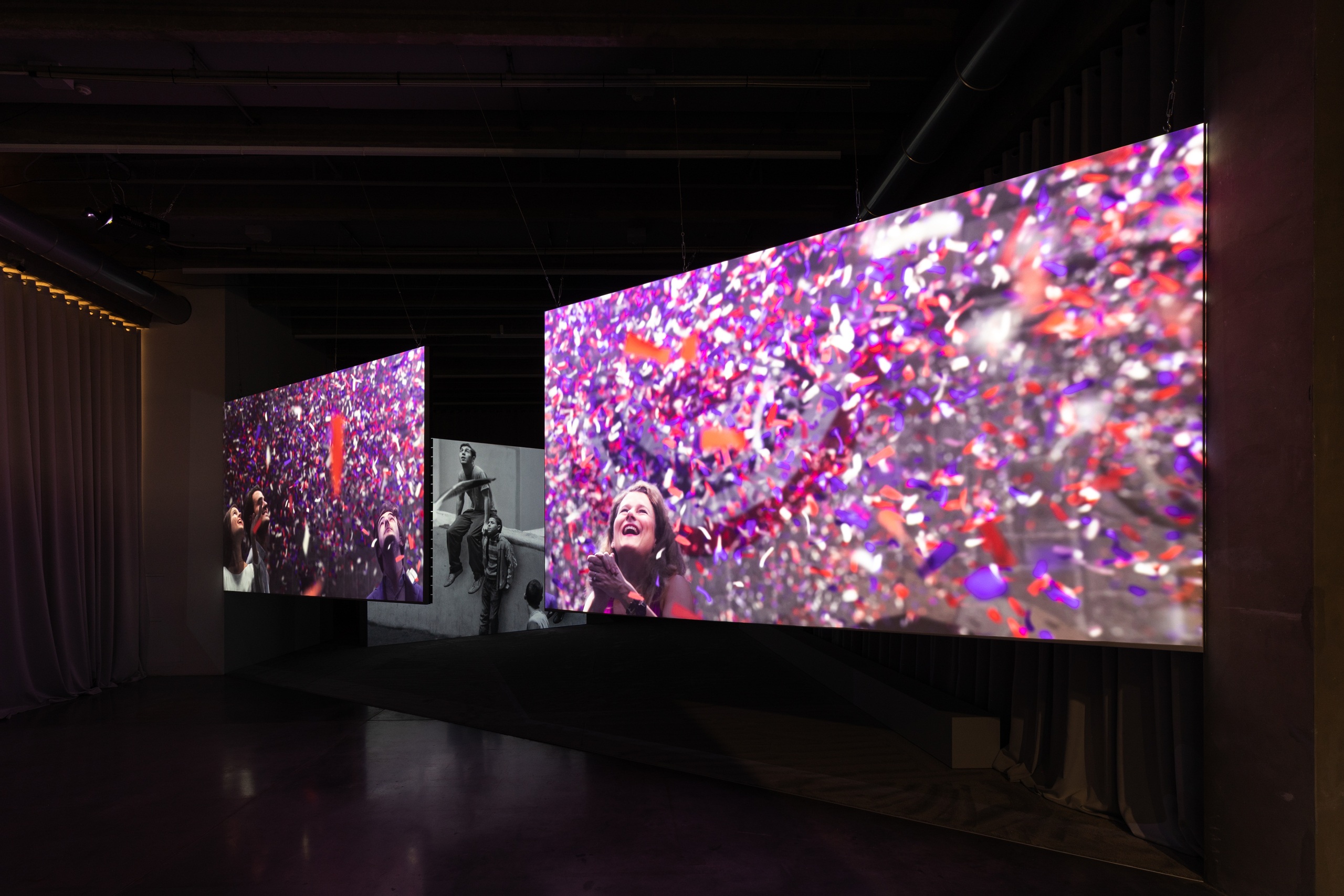 Вид экспозиции выставки Давида Кларбаута &laquo;Невидимый звук&raquo;. Музей современногоискусства &laquo;Гараж&raquo;, Москва. 2021Фото: Иван Ерофеев&copy; Музей современного искусства &laquo;Гараж&raquo;