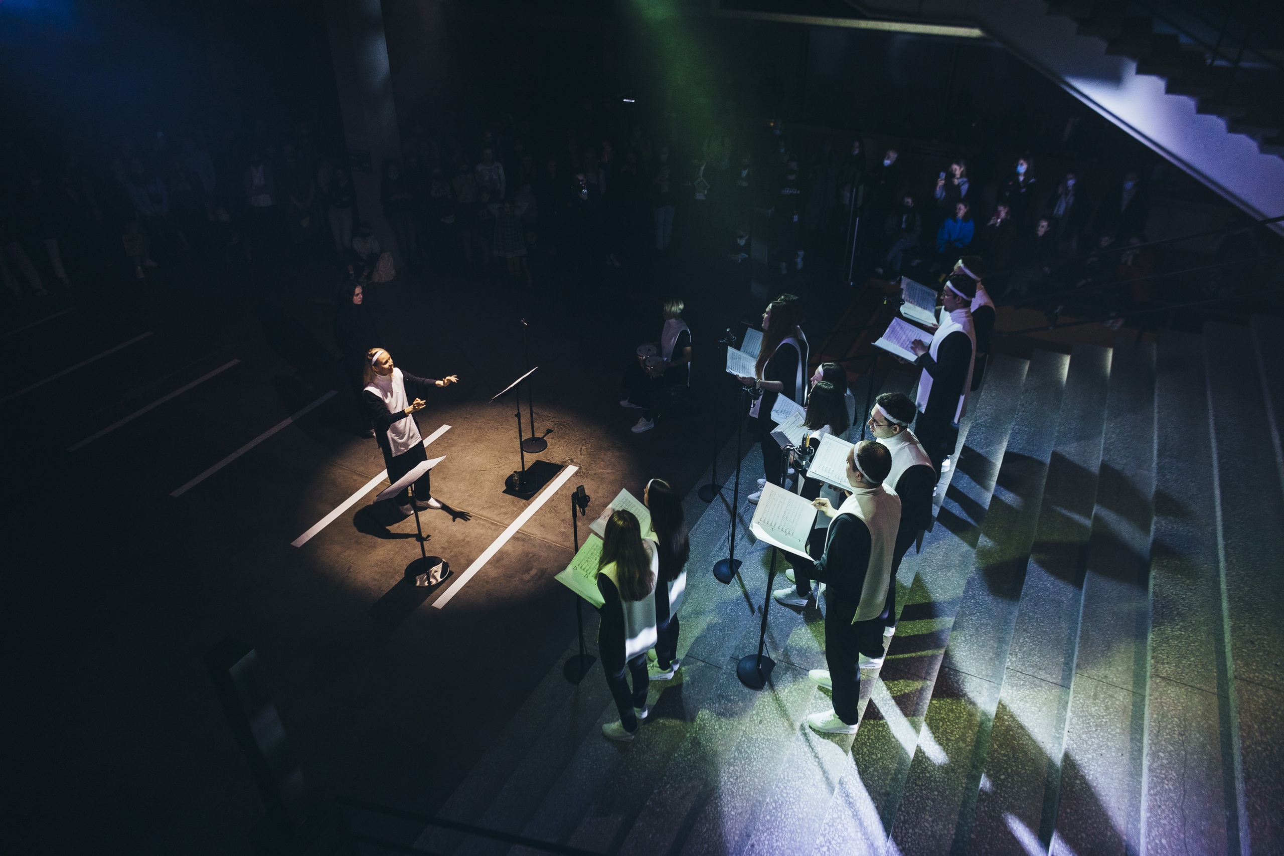 Перформанс Genda Fluid &ldquo;The Lockdown S-song&rdquo;Фото: Марк Боярский&copy;Музей современного искусства &laquo;Гараж&raquo;