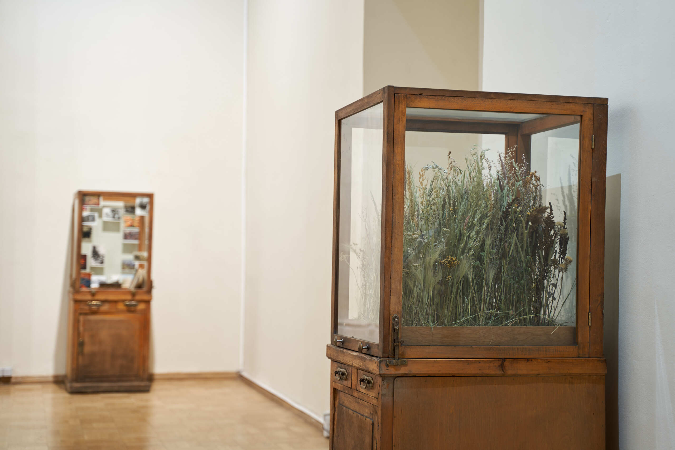 Вид экспозиции выставки &laquo;Пятая волна&raquo; в Государственном музее архитектуры им. А. В. Щусева, Москва. 2021Фото: Егор Слизяк&nbsp;&copy; Музей современного искусства &laquo;Гараж&raquo;