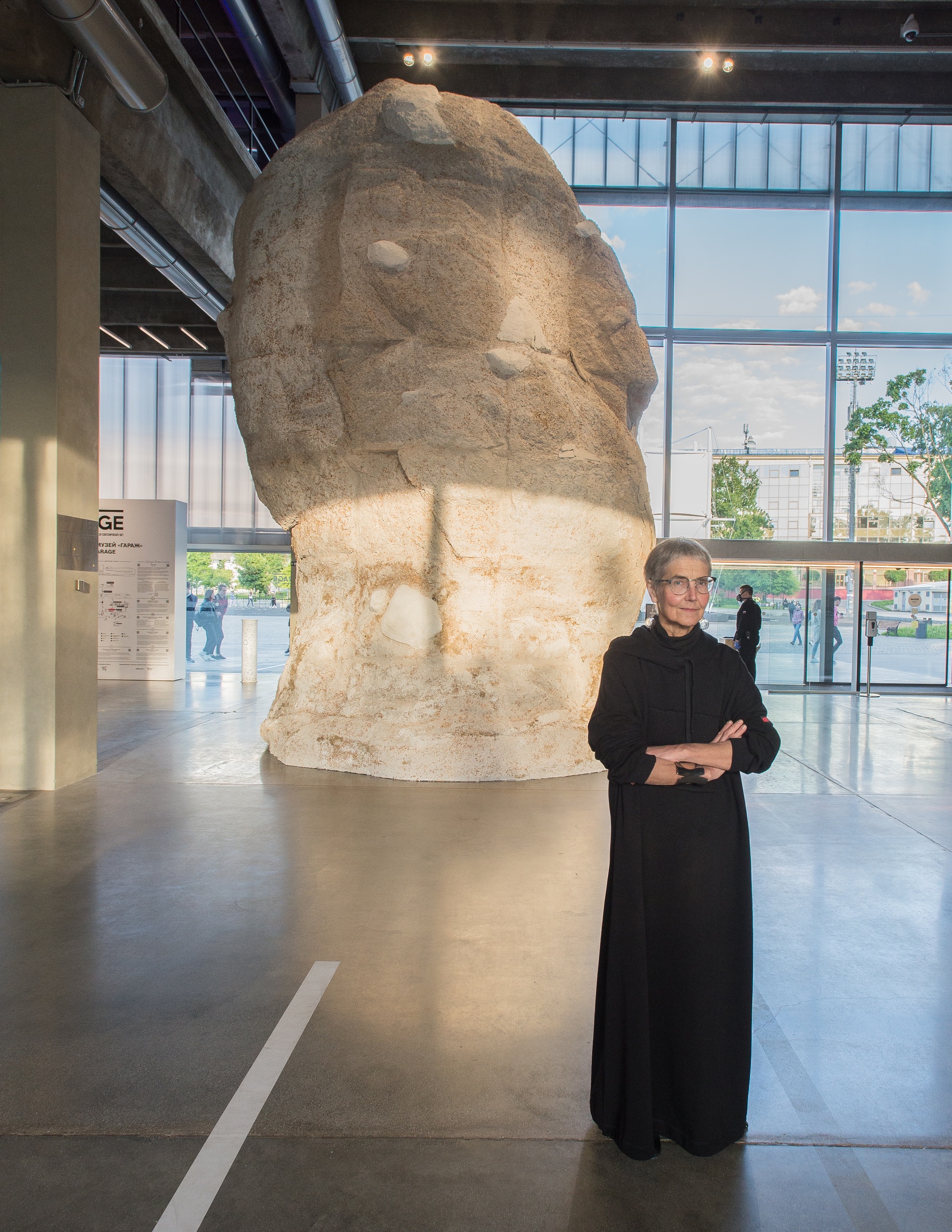 Natalia Turnova.&nbsp;The Egg and the Rock, installation view, Garage Museum of Contemporary Art, Moscow, 2021 Photo: Philip Davidov &copy; Garage Museum of Contemporary Art