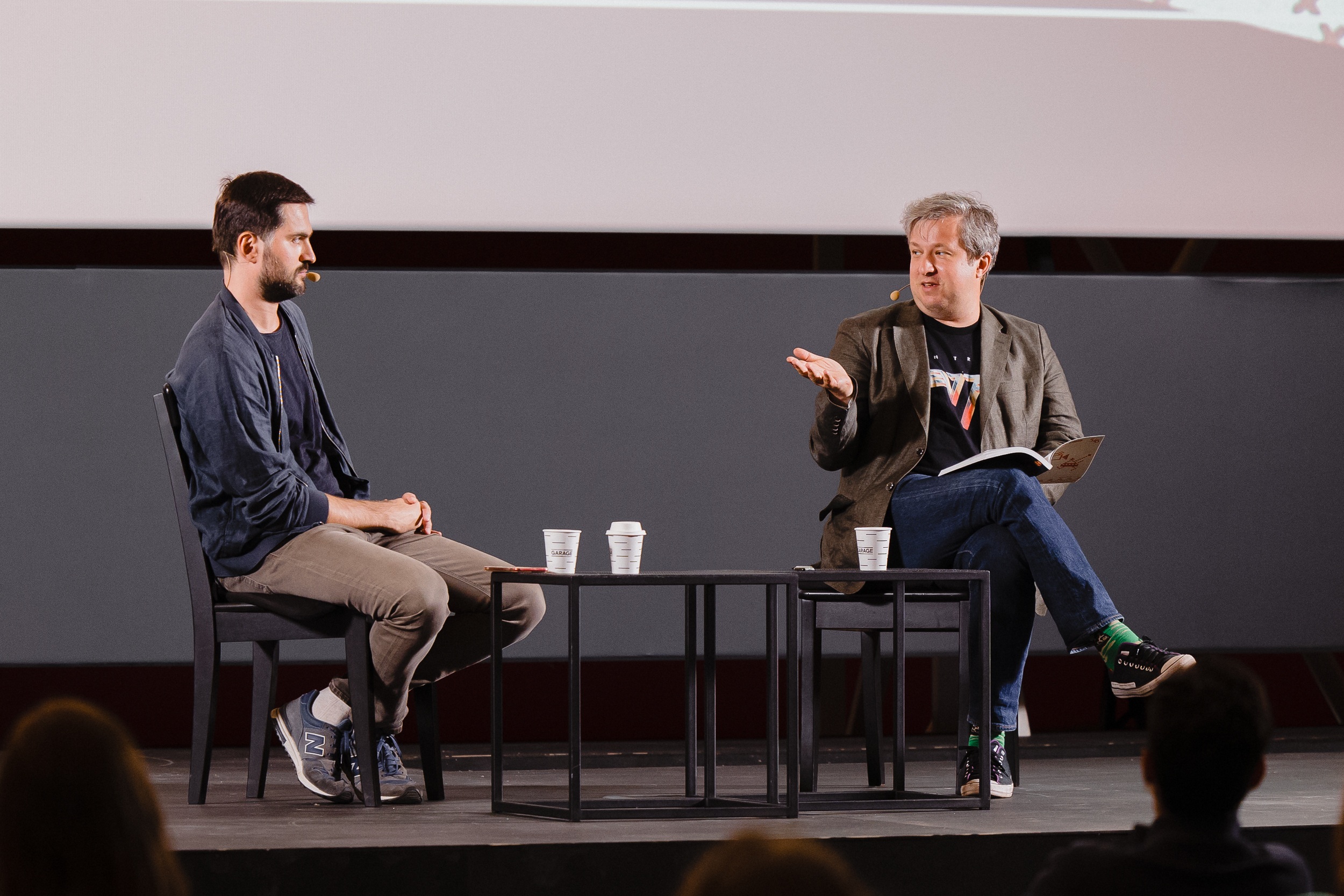 Презентация нового номера журнала «Искусство кино» 2021 Фото: Евгений Гребенников © Музей современного искусства «Гараж» Презентация нового номера журнала «Искусство кино» 2021 Фото: Евгений Гребенников © Музей современного искусства «Гараж»