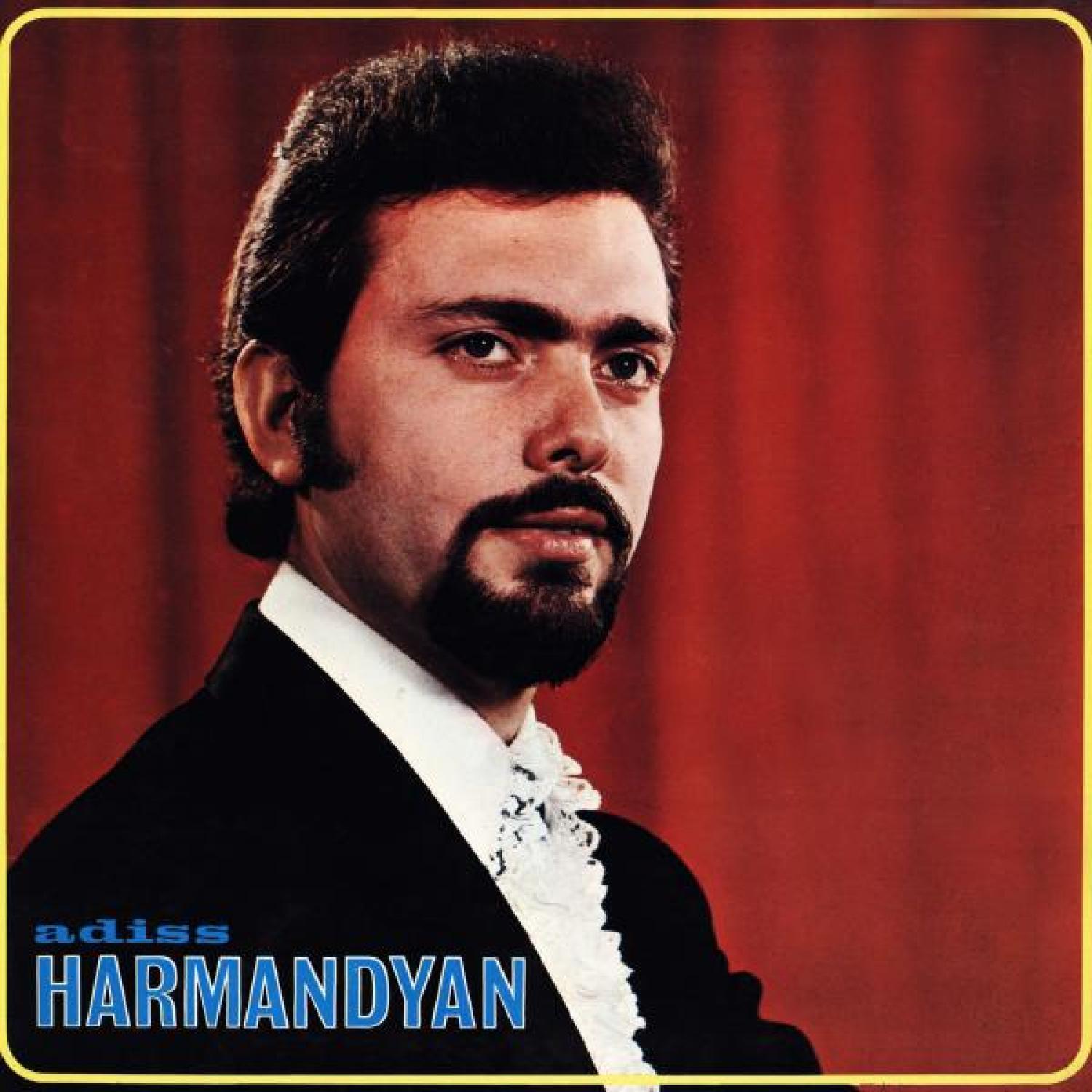 The cover of Adiss Harmandian's solo album, Voice of stars [label], 1971