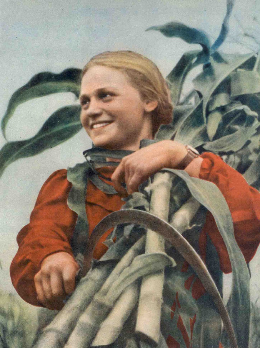 Cover detail from the magazine Krestyanka (Peasant Woman), 11, 1955Courtesy of Olga Grotova