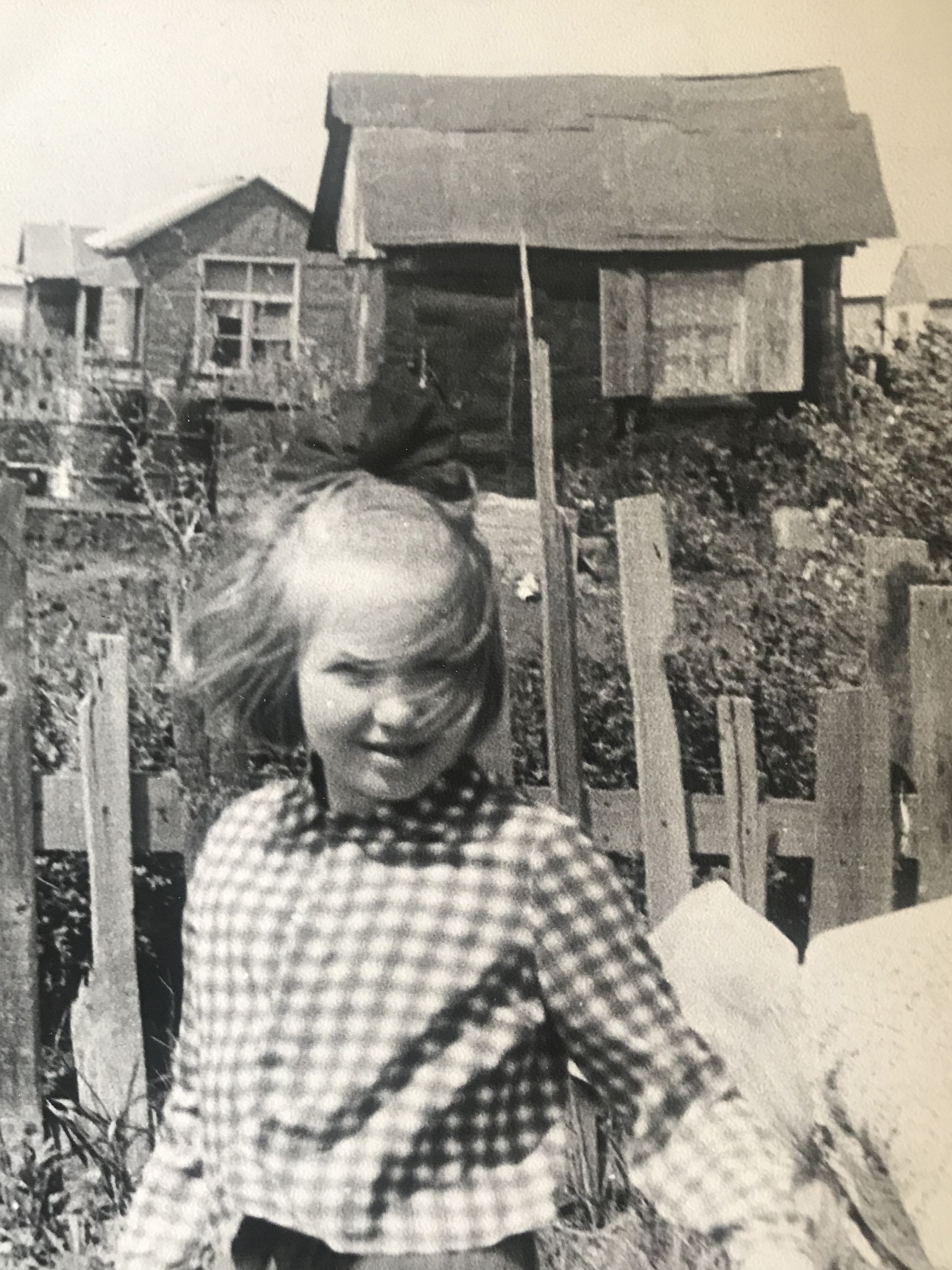 The artist's mother in the Friendship garden, Chelyabinsk Oblast, с. 1968Courtesy of Olga Grotova