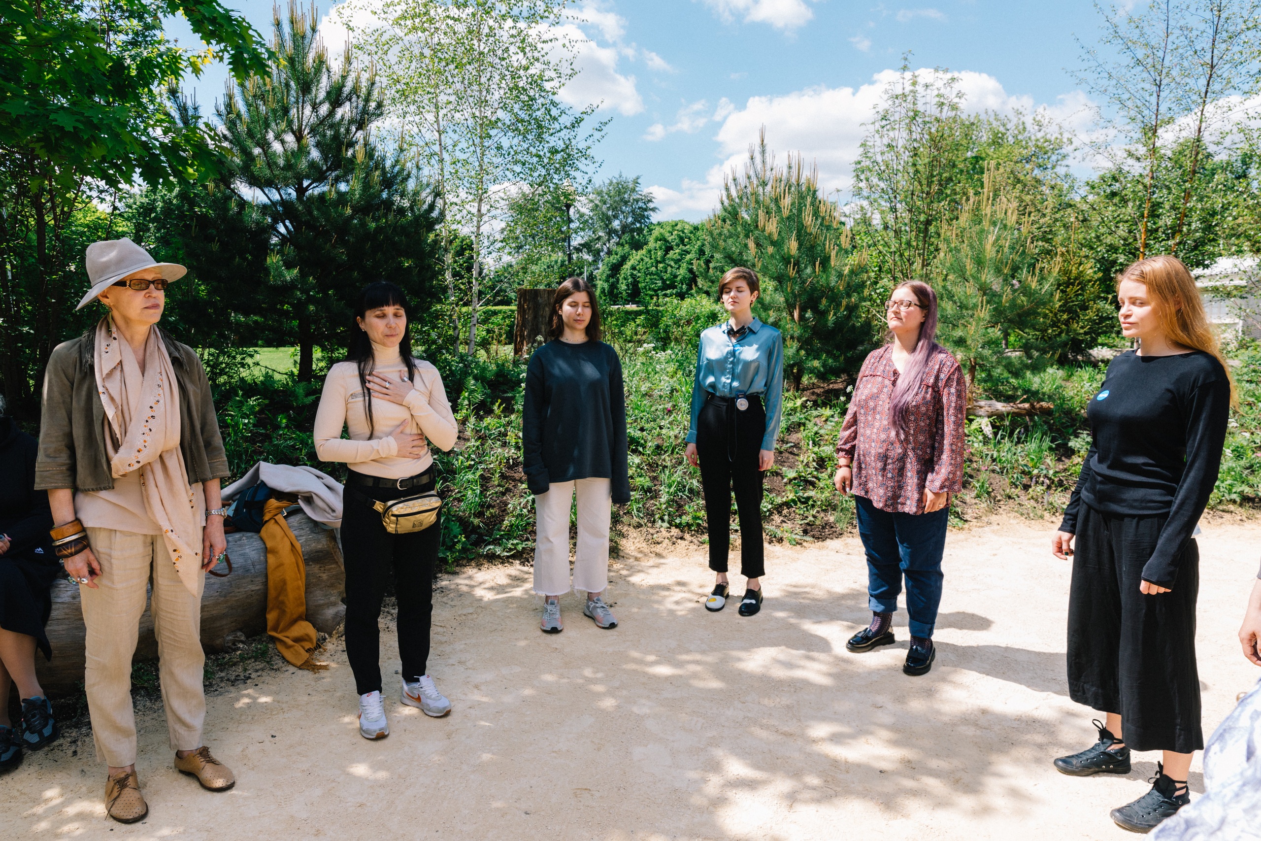 Пресс-показ инсталляции Павла Альтхамера «Тишина». Музей современногоискусства «Гараж», Москва. 2021Фото: Дмитрий Шумов© Музей современного искусства «Гараж»