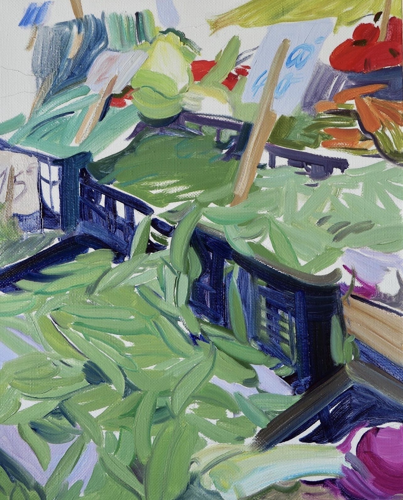 Ирина Аугульяро. Горошек. 2022Холст, маслоЧастное собрание