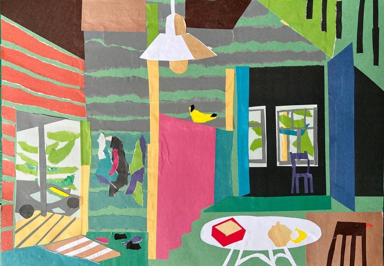 Ирина Корина. Аппликации с натуры 2023. Предоставлено художником