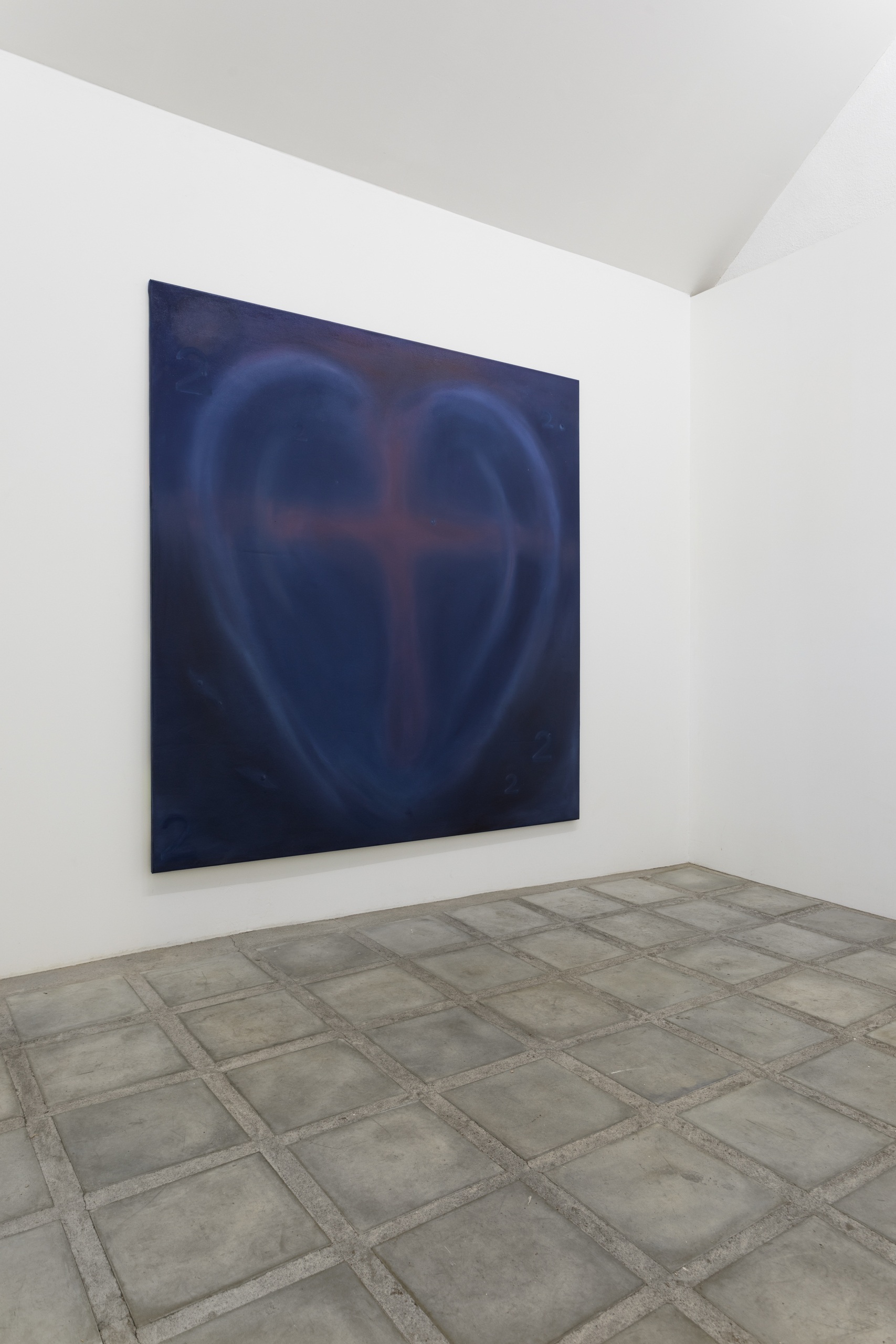 Анна Таганцева-Кобзева. Heart and Cross. 2022&ndash;2023. Холст, масло. Фото: Наталья Меликова. Предоставлено художницей