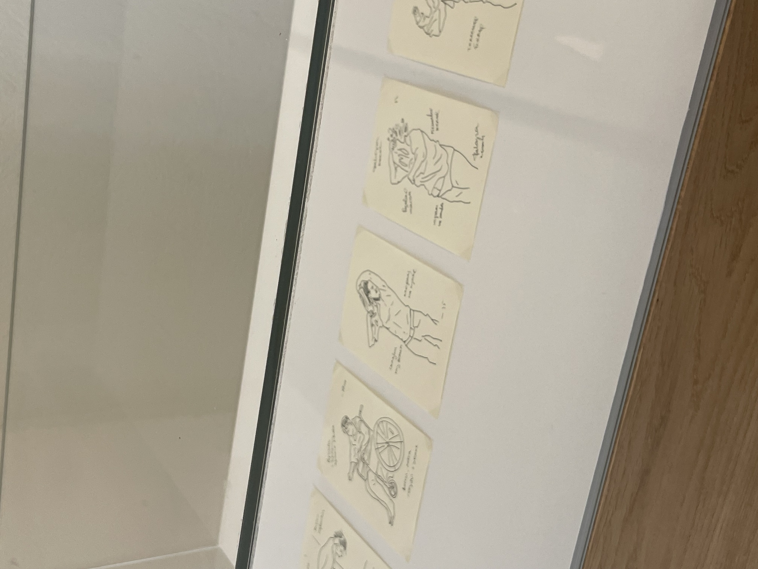 Locker Room 05  Раздевалка. Бумага, карандаш. 2021&ndash;2022. Предоставлено художницей