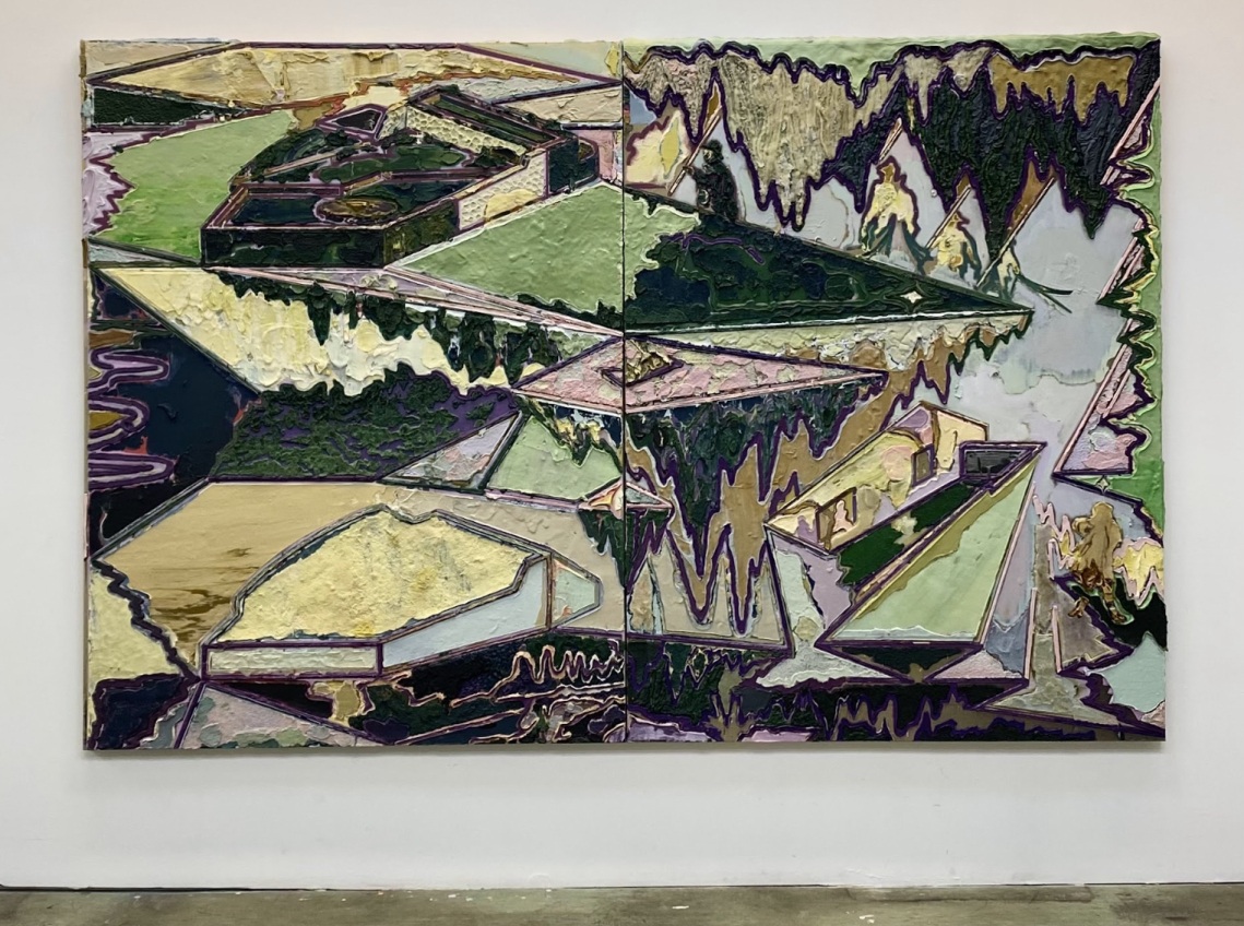 Павел Гришин. Остров. 2021. Холст, акрил. Предоставлено художником