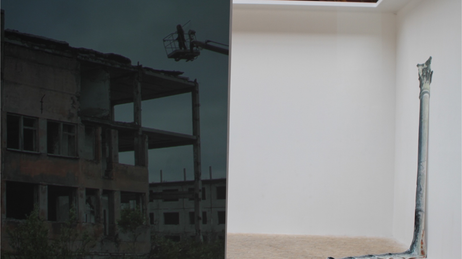 Вид инсталляции Ганны Зубĸовой Culture will survive, trust me hun в Cours Vitrée, Париж. 2022.Предоставлено художницей