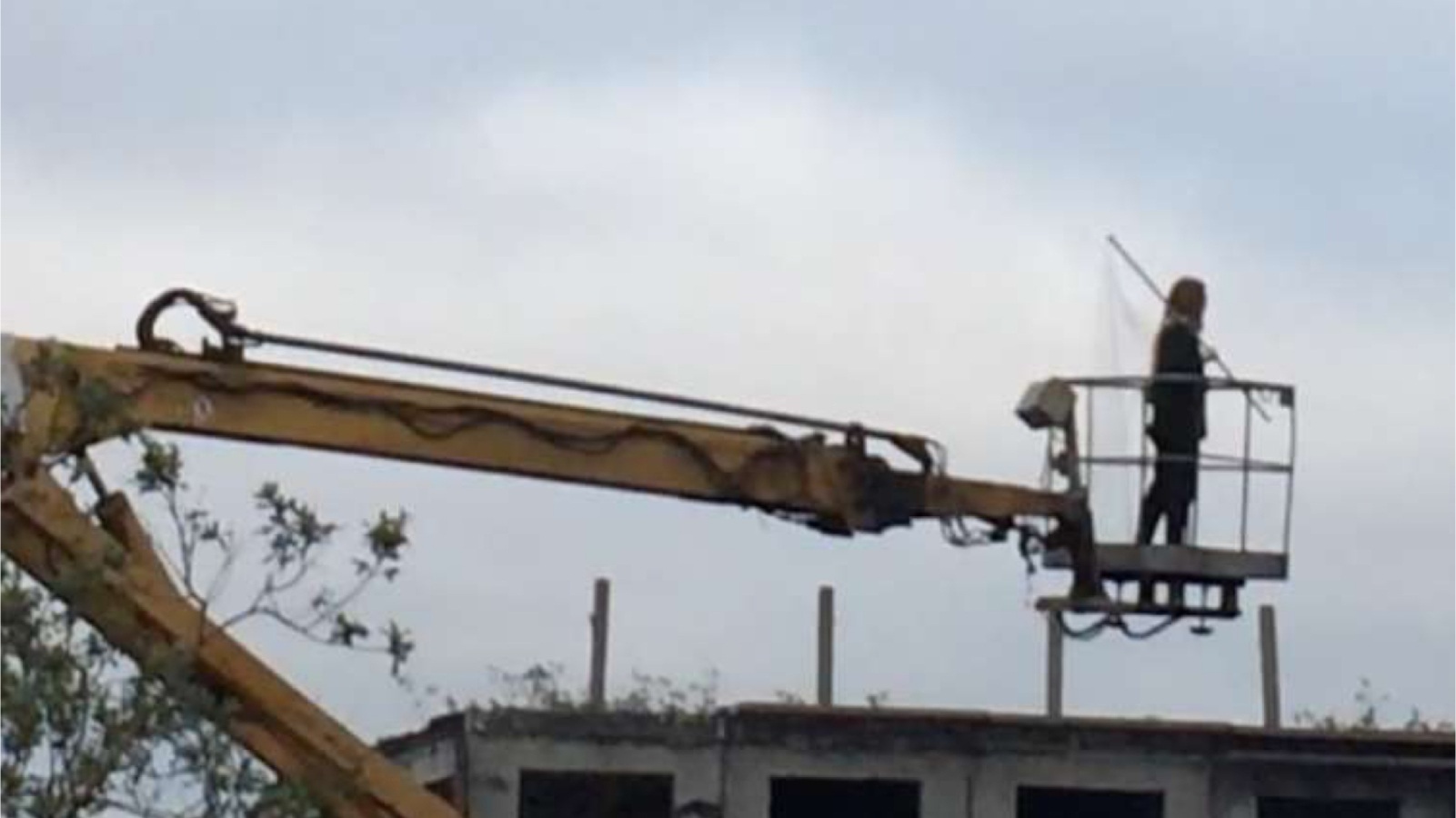 Ганна Зубкова. Ловец. 2021. Перформанс.Предоставлено художницей