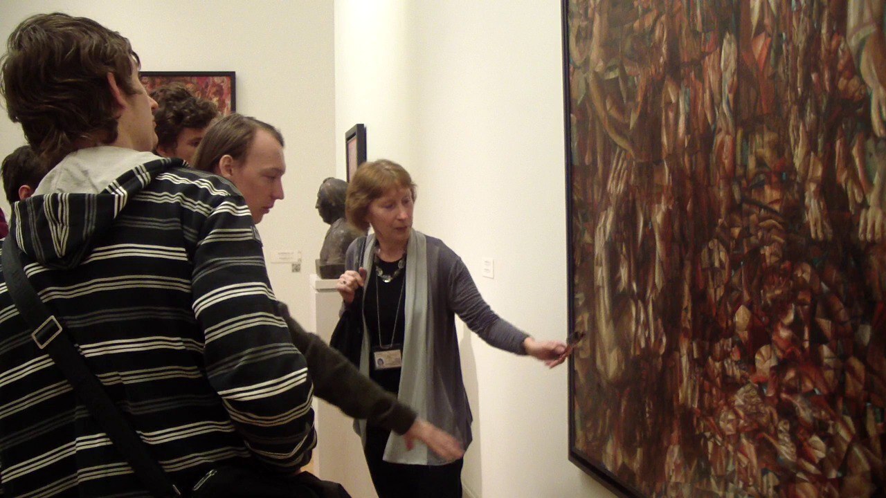 Обсуждение со&nbsp;студентами на&nbsp;экспозиции &laquo;Русского музея&raquo;, 2015, Марина Потапова