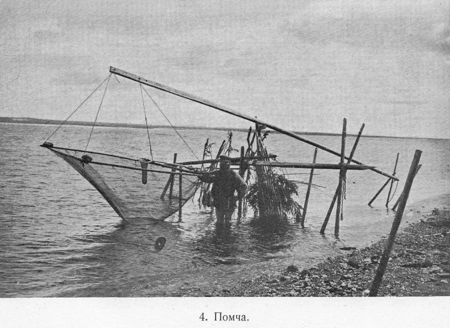 Неизвестный фотограф. Помча (рыболовная ловушка). Экспедиция Якобсона по рекам Вага и Пинега. 1913. Архангельская областная научная библиотека им. Н. А. Добролюбова