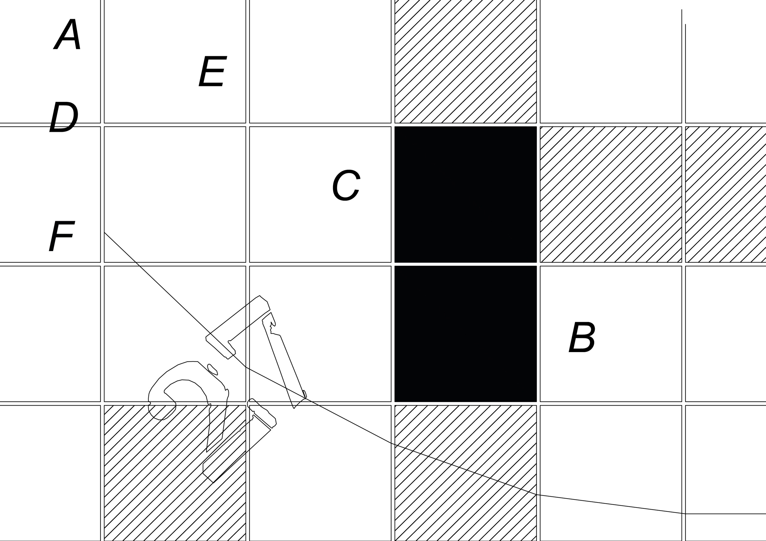 Фрагменты проекта «Тень». Цифровые эскизы к шелкографии. 2025