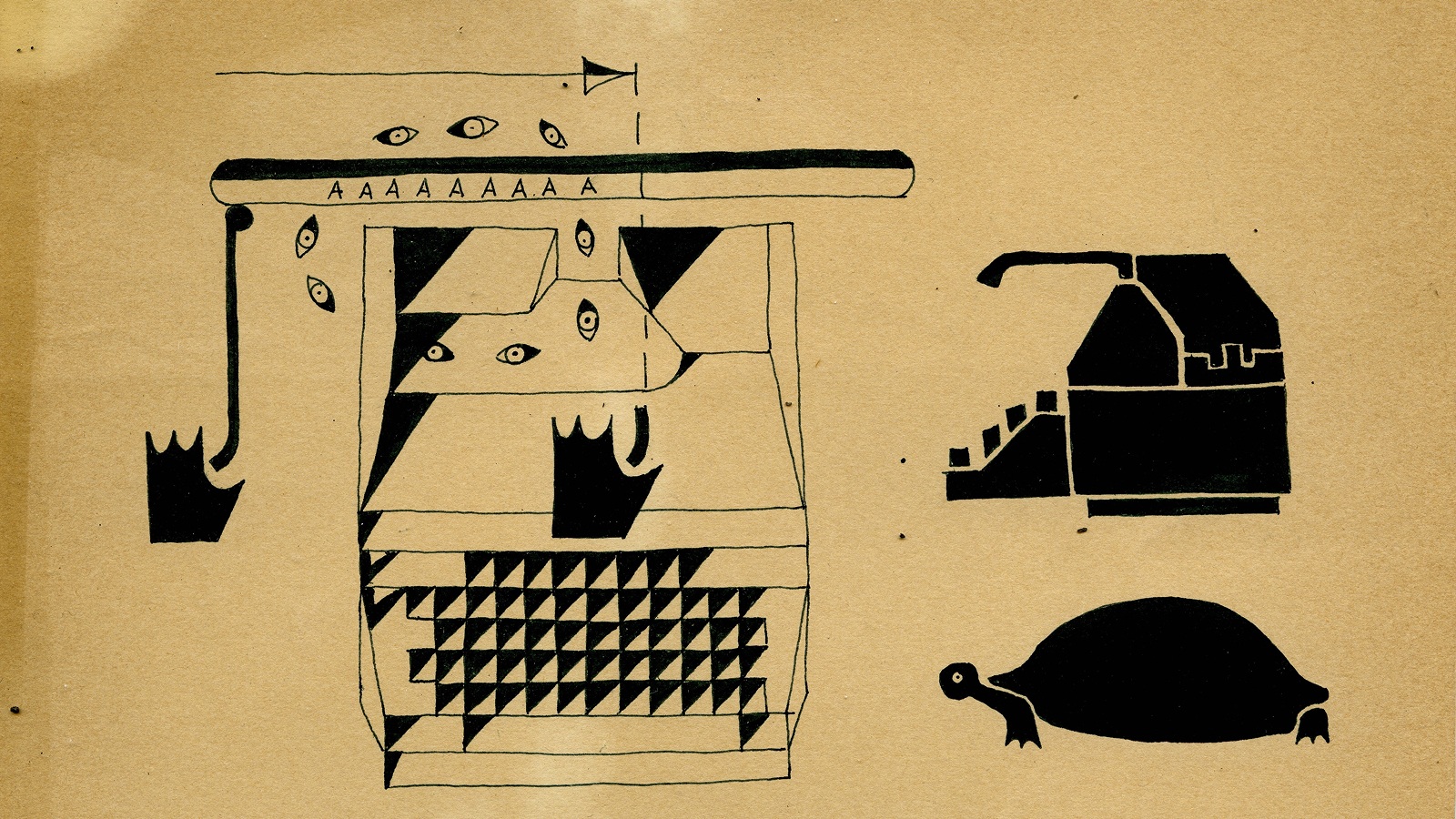 Валерий Дьяченко. Макет пишущей машинки &laquo;Башкирия&raquo;. Вторая половина 1960-х. Предоставлено Русланом Комадеем