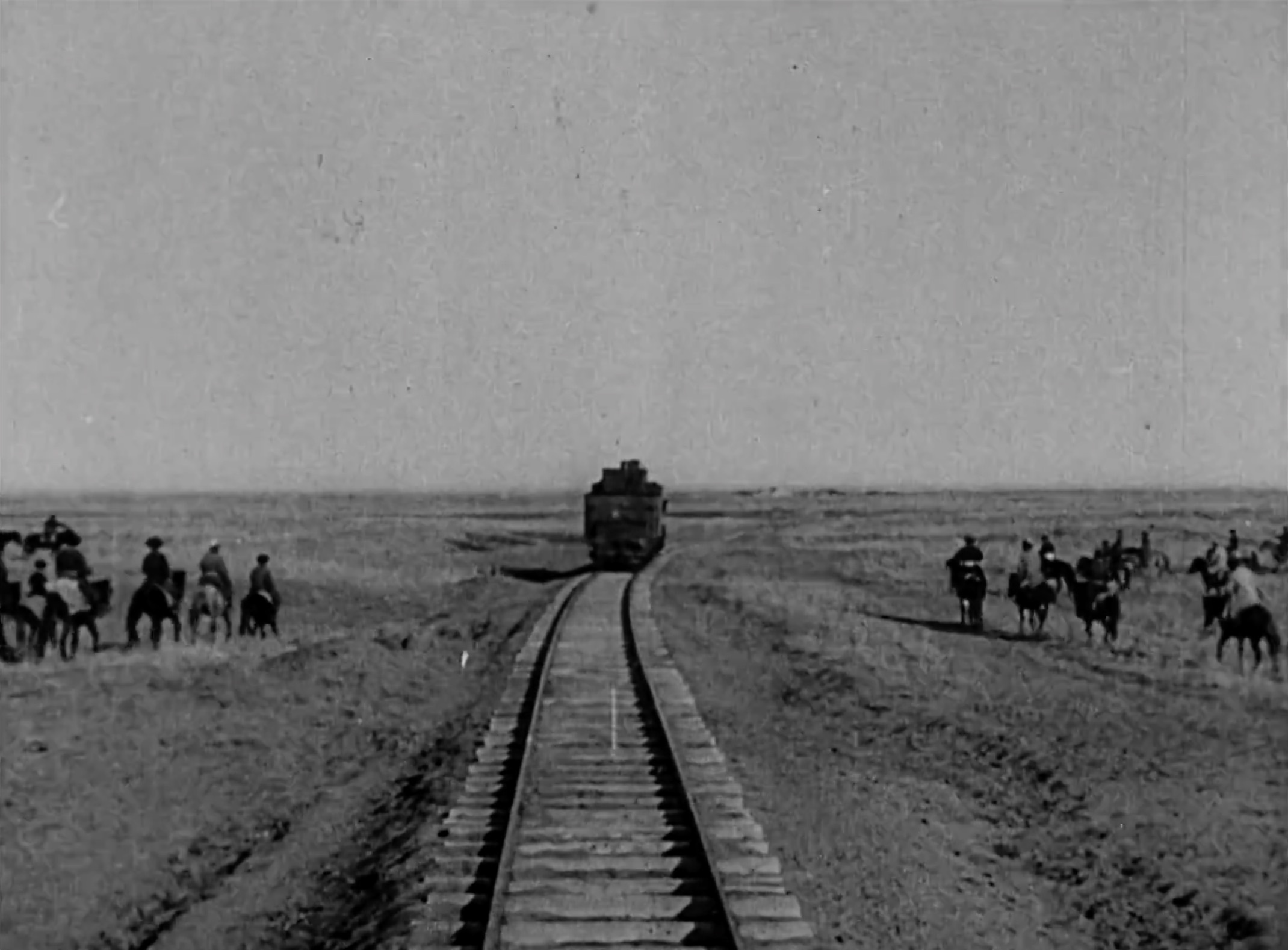 Кадр из фильма «Турксиб». Режиссер Виктор Турин. 1929