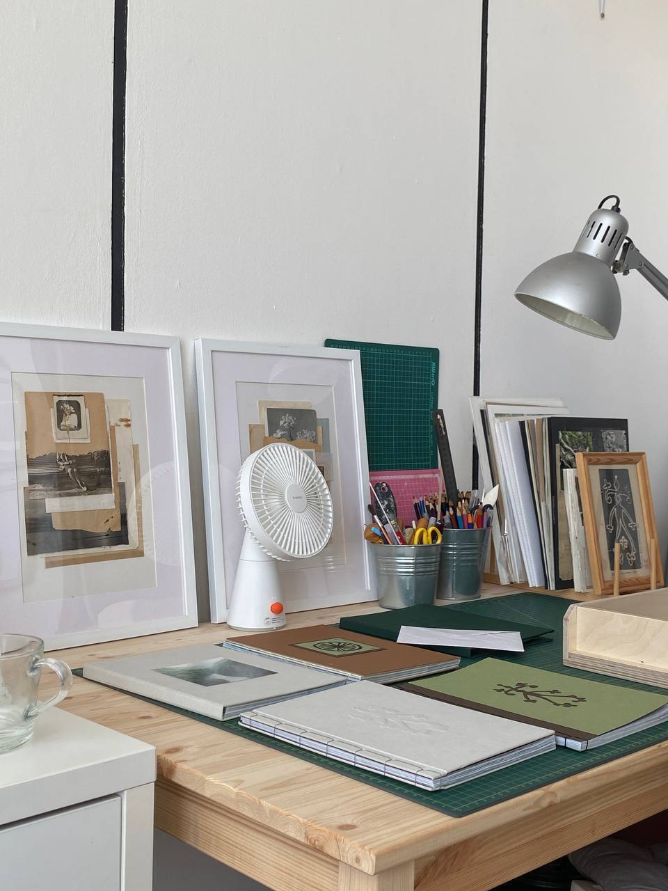 Книги &laquo;Даже самшит не помнит&raquo; и &laquo;Остров, окруженный сушей&raquo;. 2025Предоставлено художницей