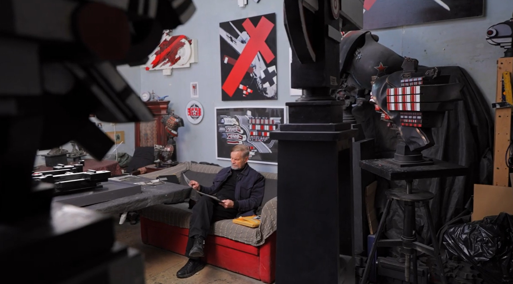 Still from the film Boris Orlov. Let it be so