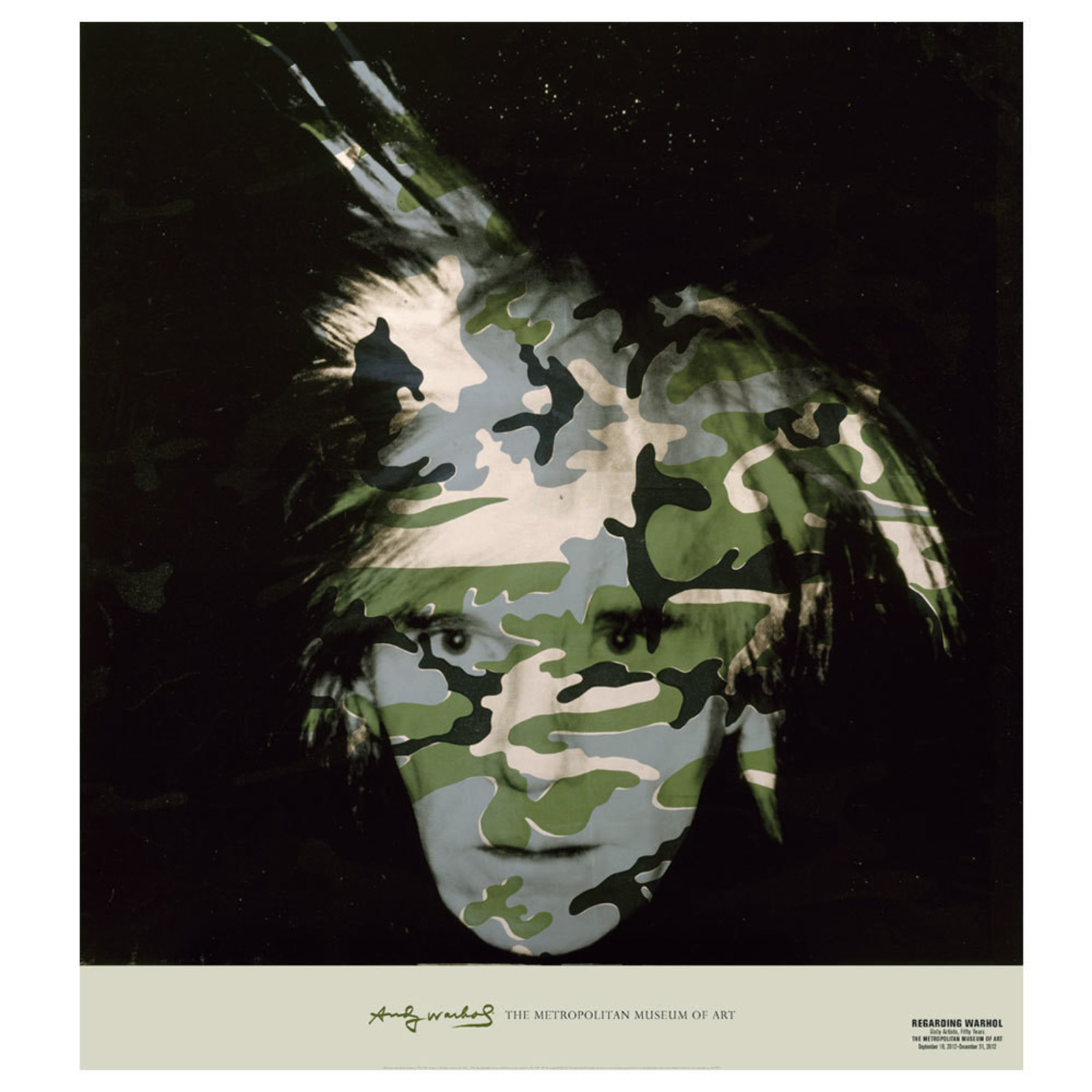 Andy Warhol. Self-Portrait. 1986. Acrylic and silkscreen on canvas. 203.2 x 203.2 cm. Metropolitan Museum of Art, New York
