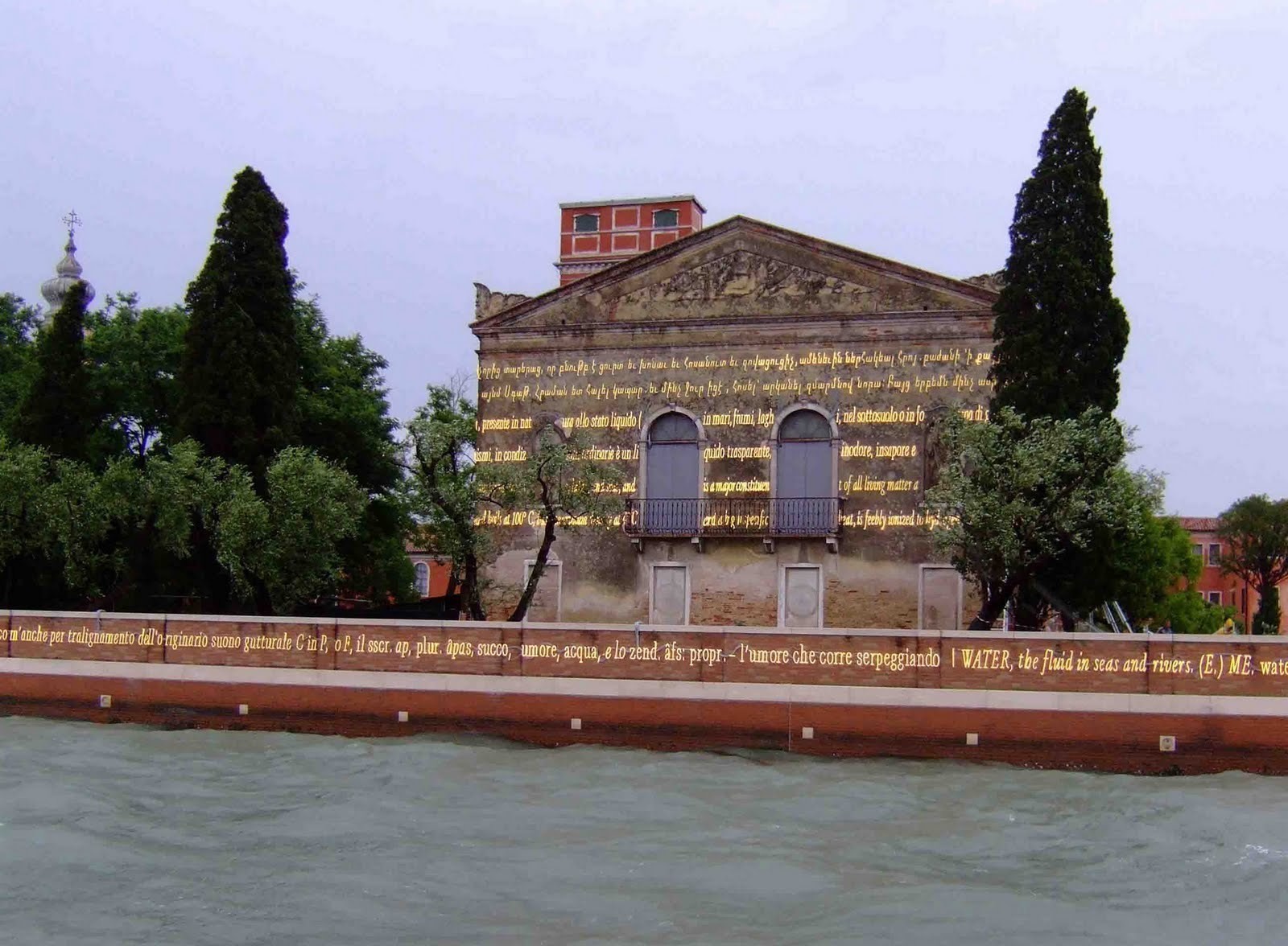 Joseph Kosuth. The Language of Equilibrium. 2007. Island of San Lazzaro degli Armeni, Venice