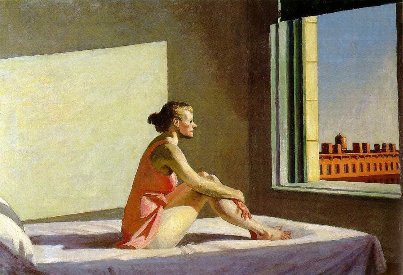 Edward Hopper. Morning Sun. 1952. Oil on canvas. 102 x 71.5 cm. Columbus Museum of Art