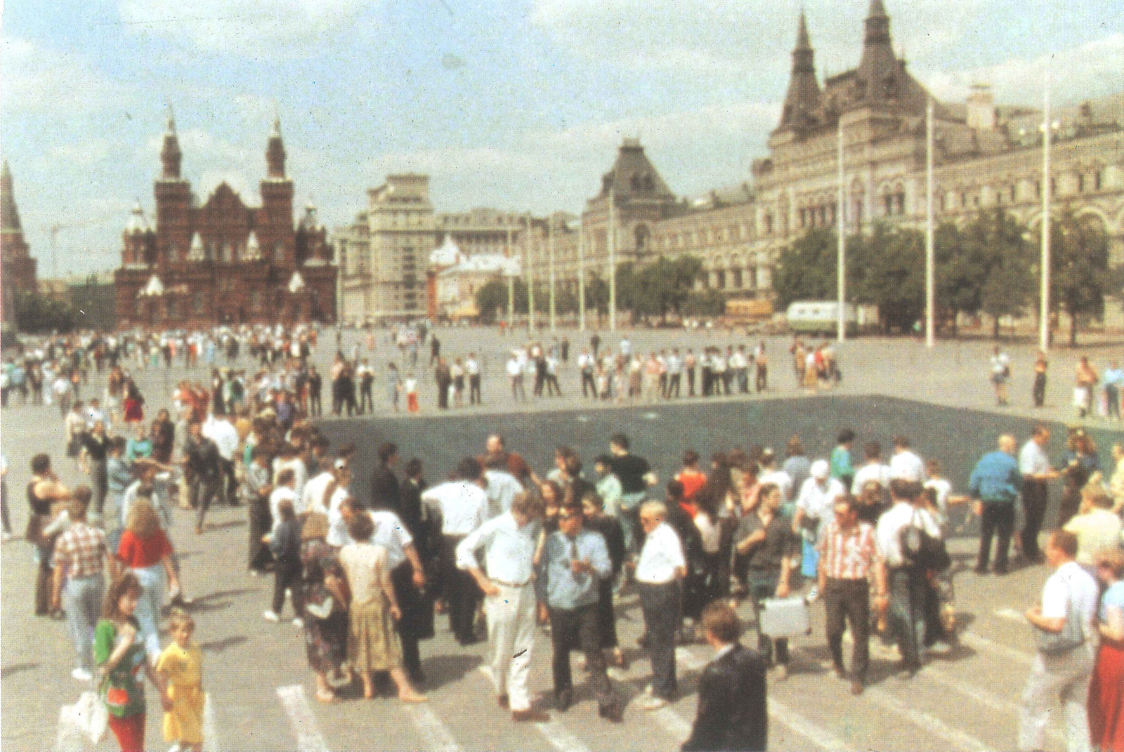 The IRWIN action Black Square on Red Square, 30 May 1992 &copy; Regina Gallery