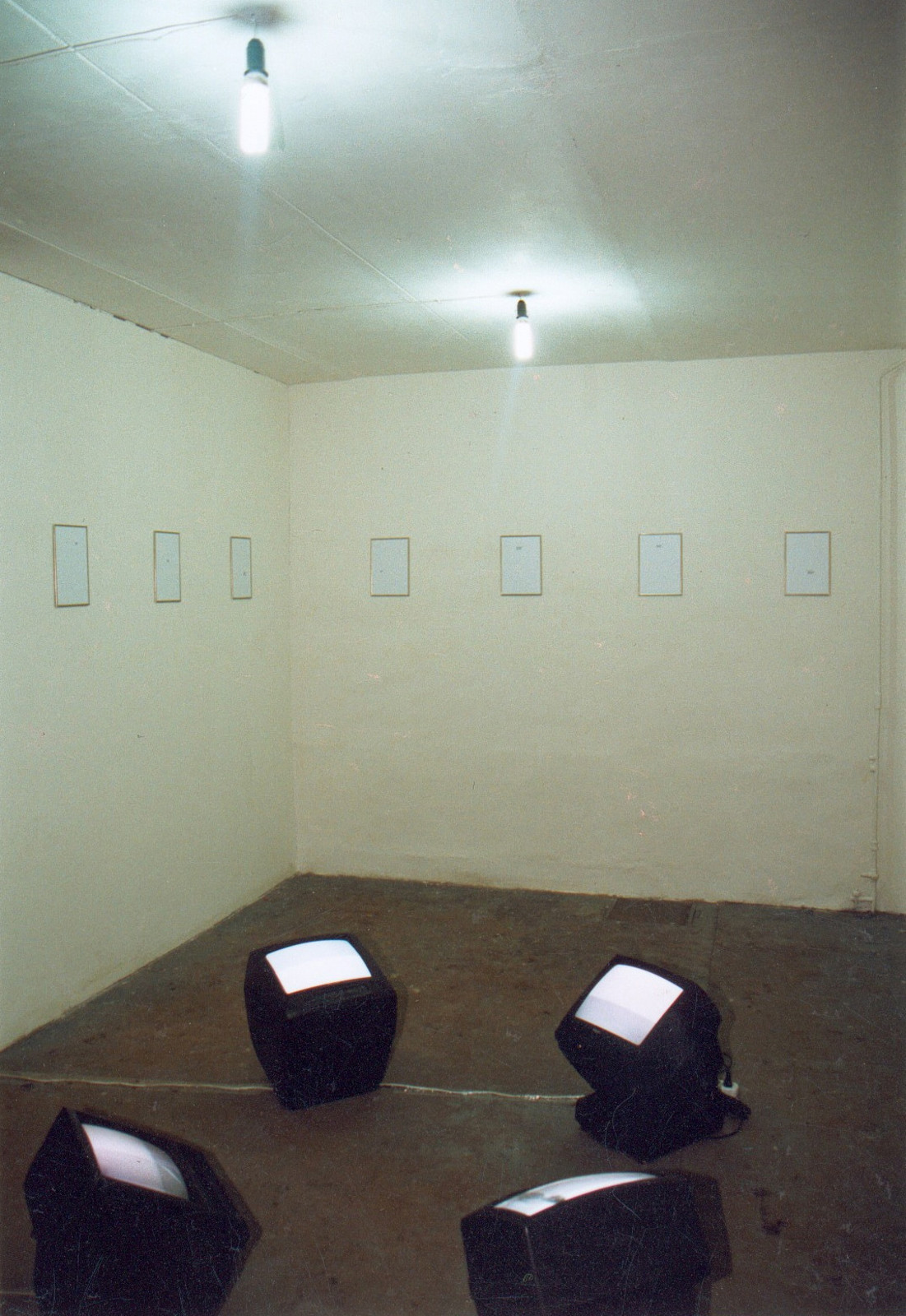 View of Vladimir Bystrov's exhibition Emptiness for the Beloved, 2000 Photo: Maxim Gorelik Courtesy Valery Aizenberg