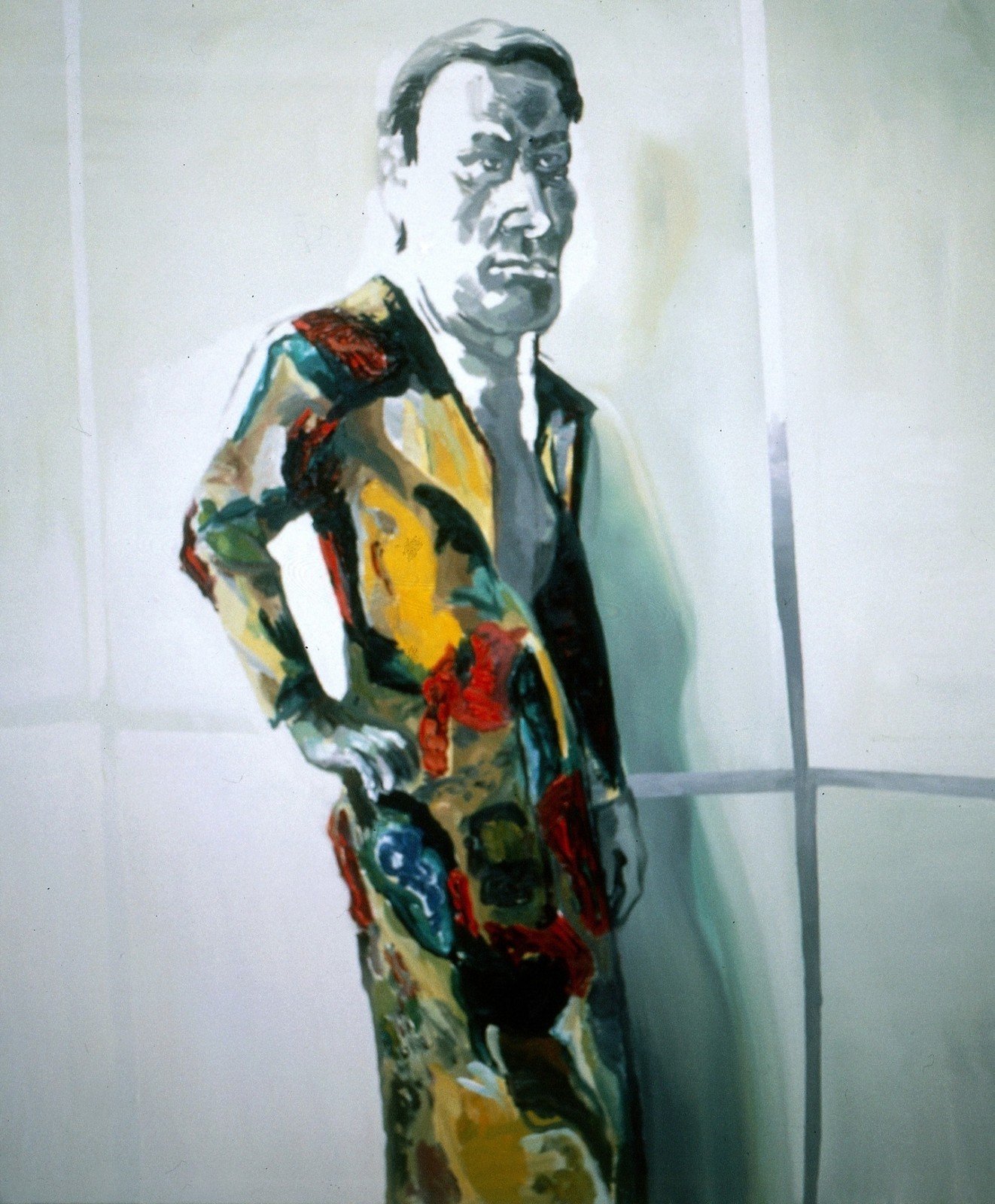Martin Kippenberger.  Untitled, 1996.  Oil on canvas, 180 x 150 cm  Galerie Gisela Capitain, Cologne, Germany