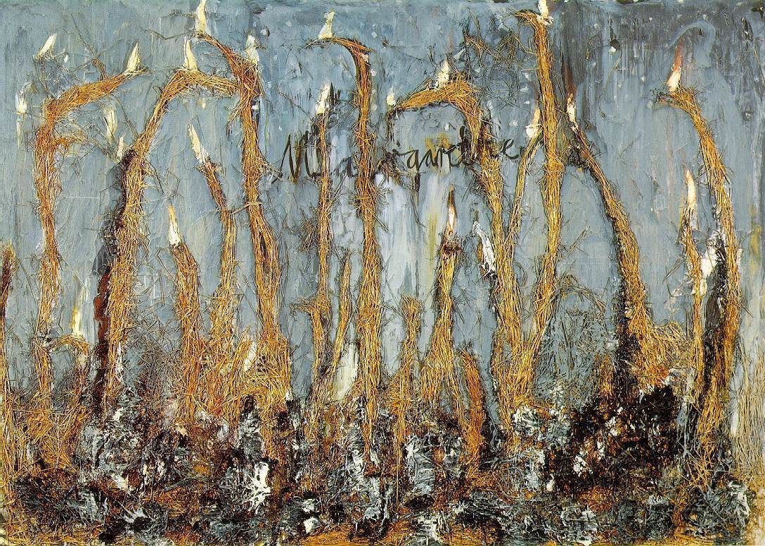 Anselm Kiefer  Margarethe, 1981  Oil and bundles of straw on canvas  280 x 380 cm  Courtesy Saatchi Gallery, London