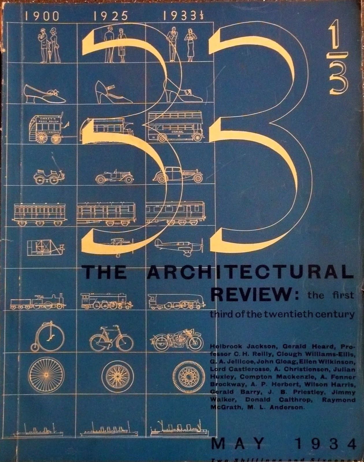 Обложка майского номера журнала&nbsp;Architectural&nbsp;Review&nbsp;за 1933 год