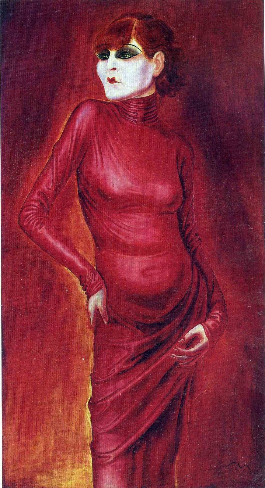 Отто Дикс.Портрет танцовщицы Аниты Бербер. 1925