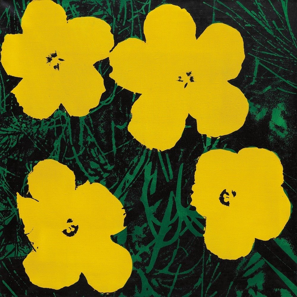 Elaine Sturtevant Study for Flowers,&nbsp;1964-65 Silkscreen on canvas 55.9 x 55.9 cm Private collection, MoscowPhoto: Yuri Palmin