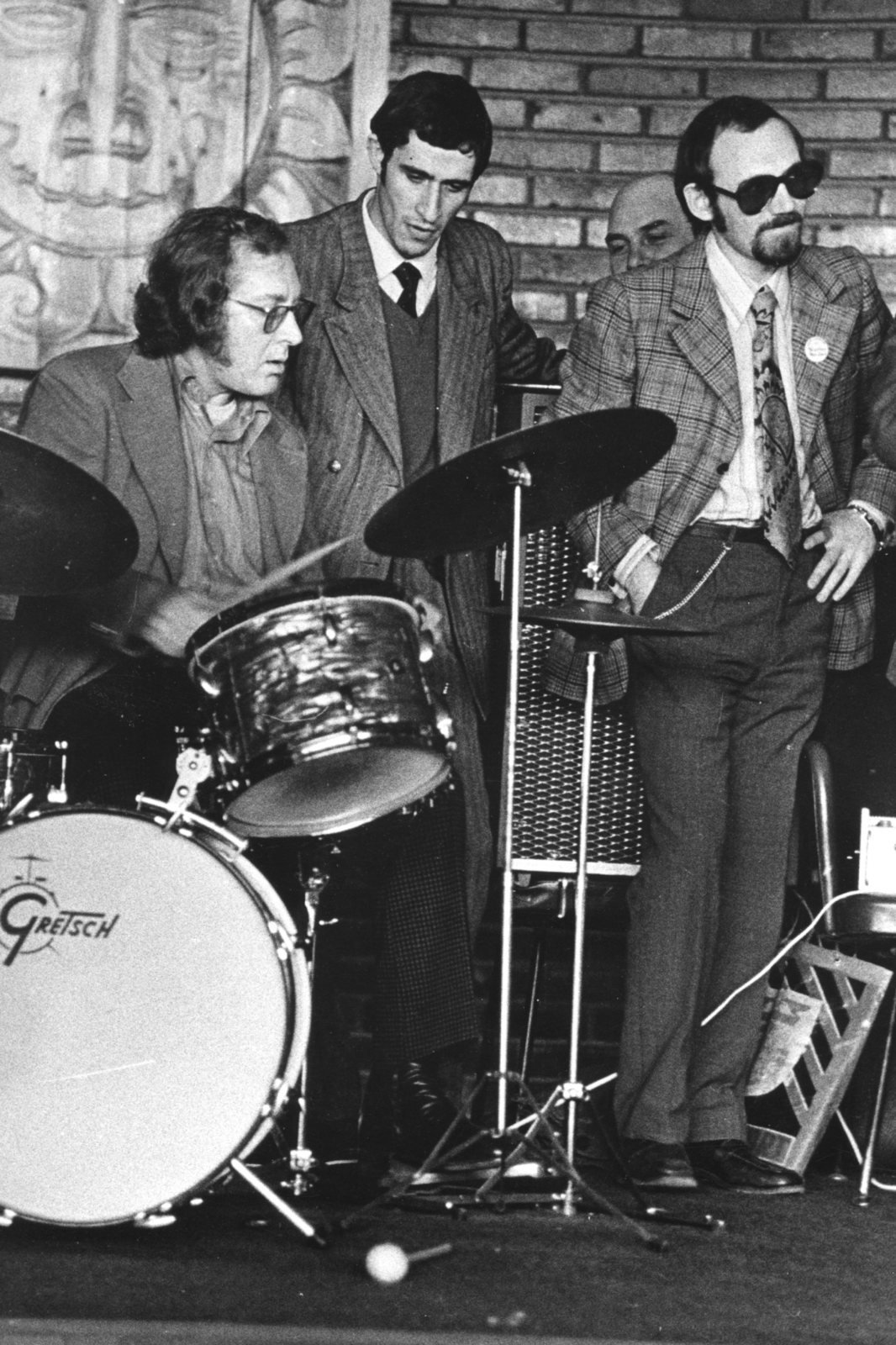 Mel Lewis, Mikhail Branzburg, Arkady Ratner, Vremena Goda restaurant, 1972. Photo: Vladimir Sadovkin