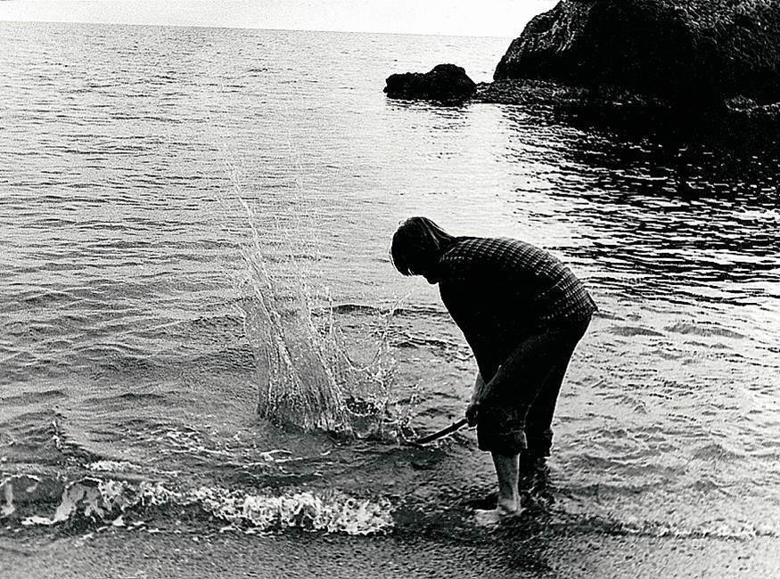 7 Strokes Over Water.&nbsp;Black sea coast, Crimea, April 30, 1976.&nbsp;Courtesy of artist