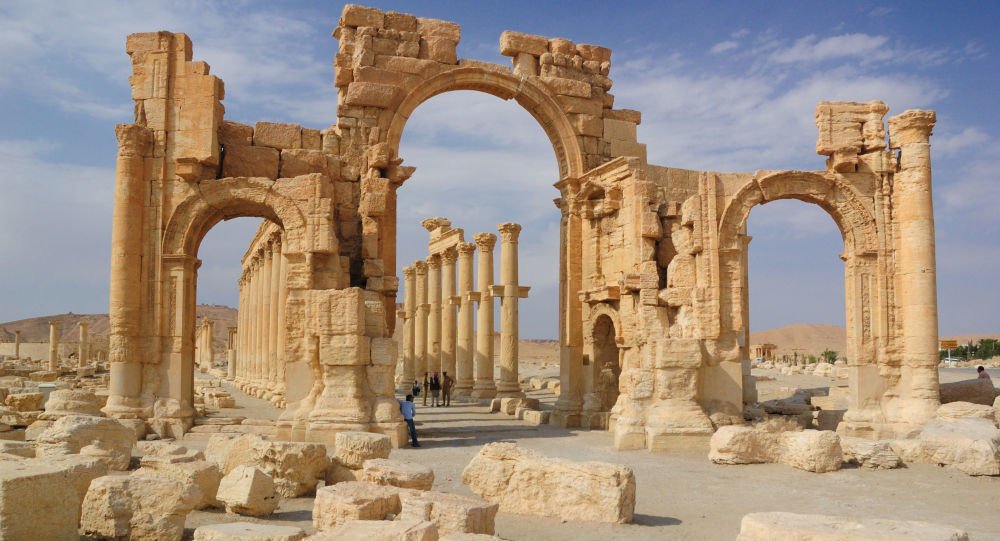 Триумфальная арка. Пальмира, Сирийская пустыня