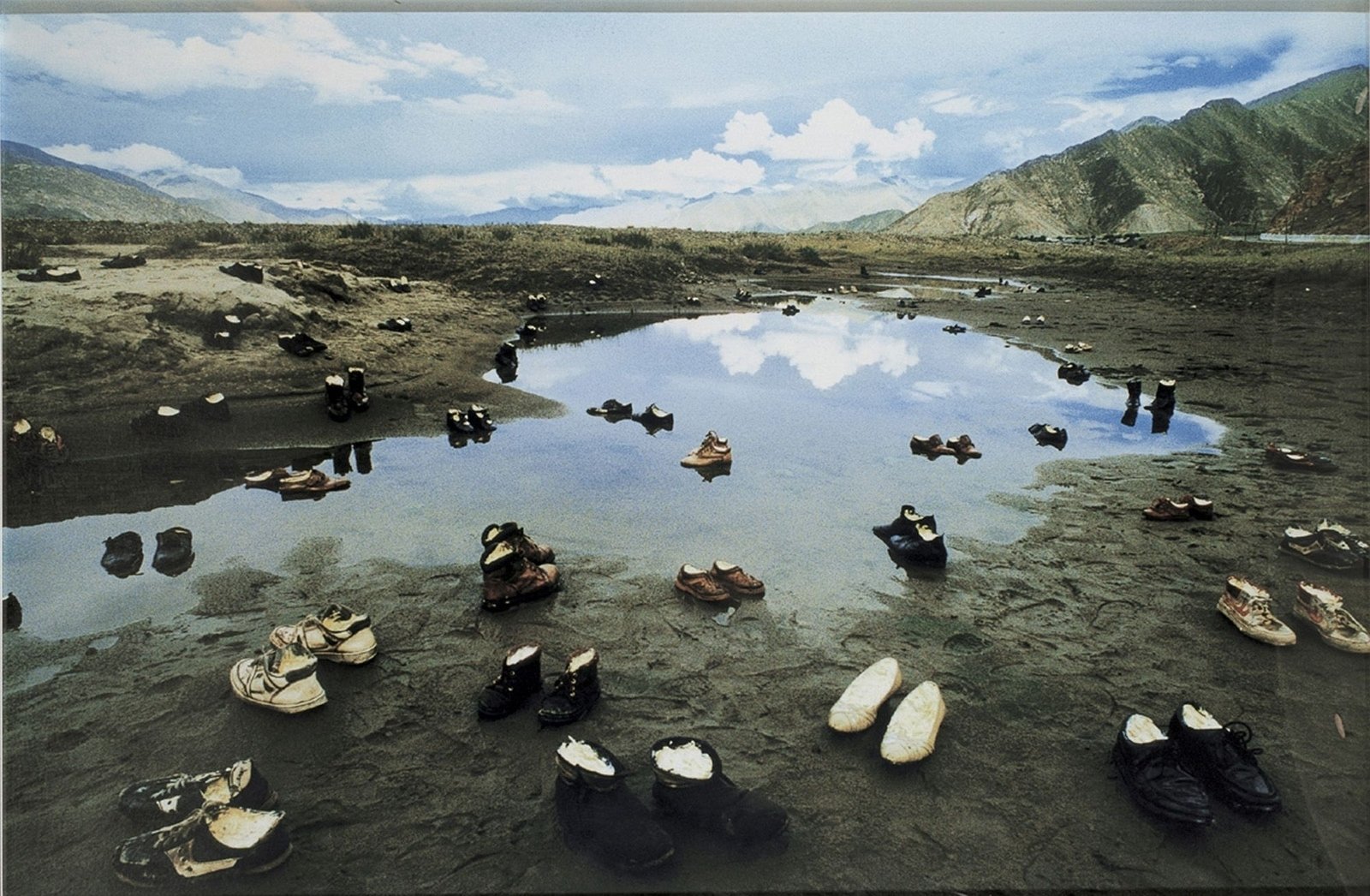 Yin Xiuzhen, Shoes with Butter, 1996.Courtesy of the artist.