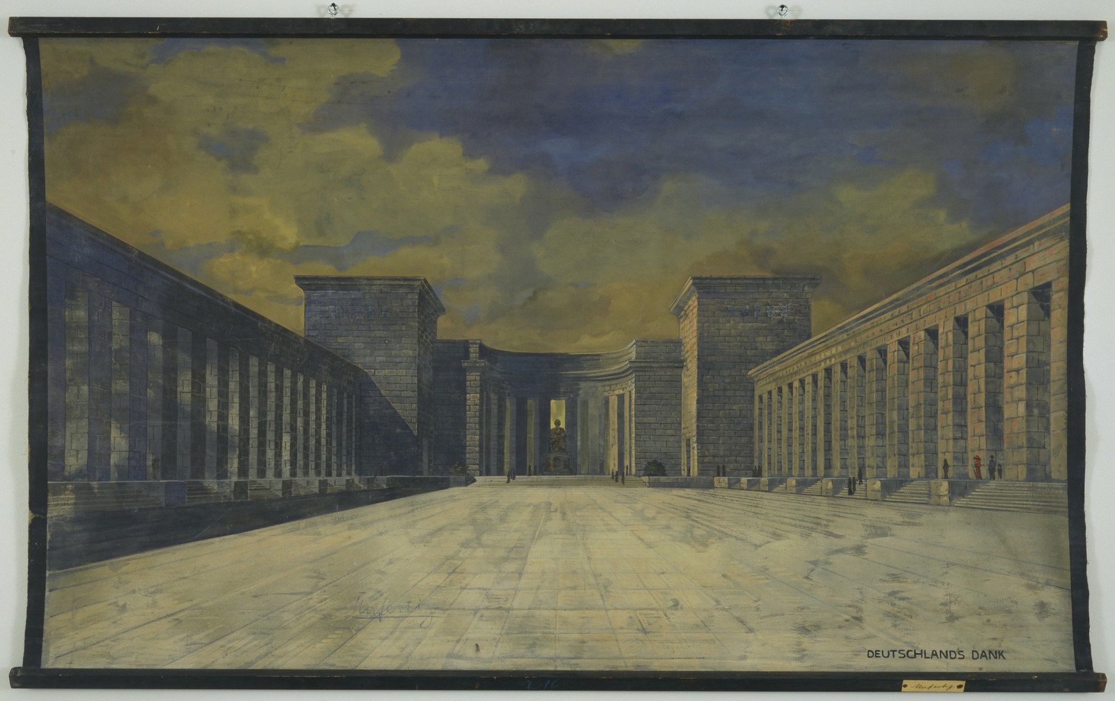Bismarck Monument project. 1910.&copy; MoMa, Mies van der Rohe Archive
