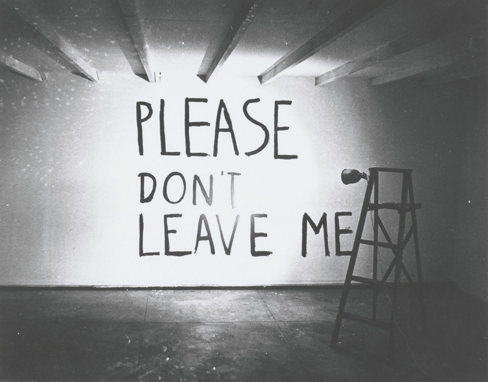 Bas Jan Ader, Please Don't Leave Me, 1992. Courtesy Collectie Boijmans