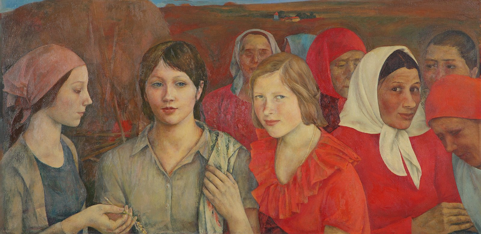 Kirillova L. N.Girls of the village Chernoe, 1974Courtesy The Perm State Art Gallery