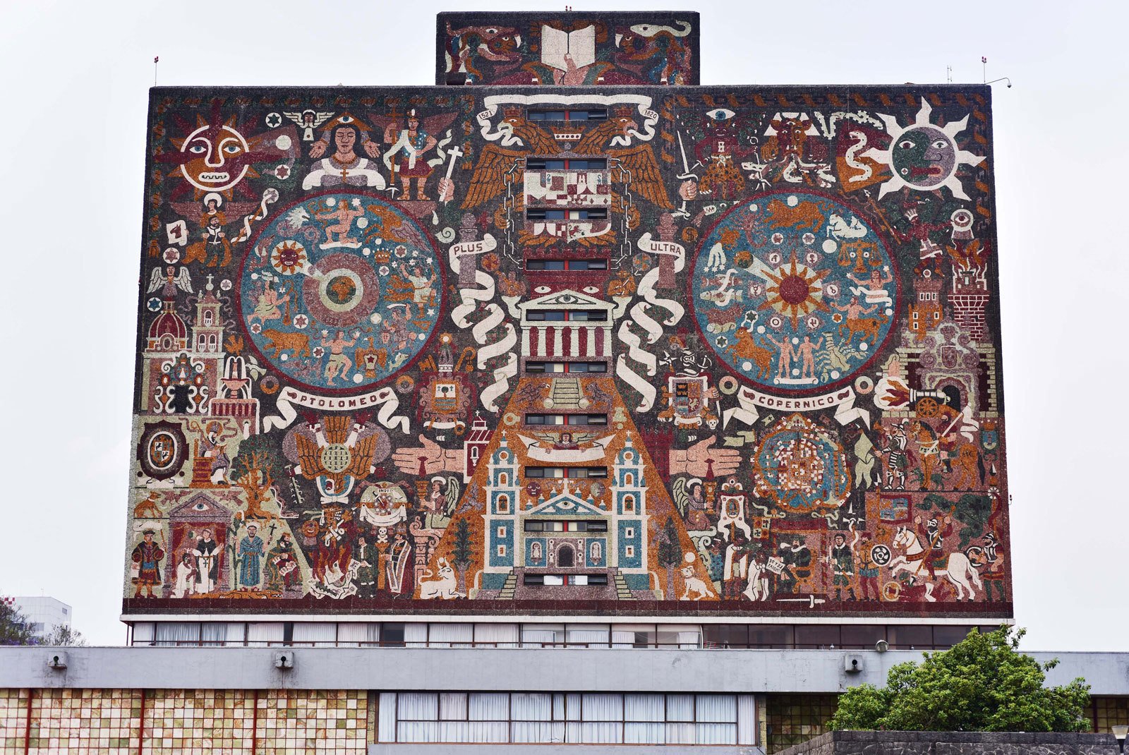 Центральная библиотека Национального автономного университета Мексики, г.&nbsp;Мехико