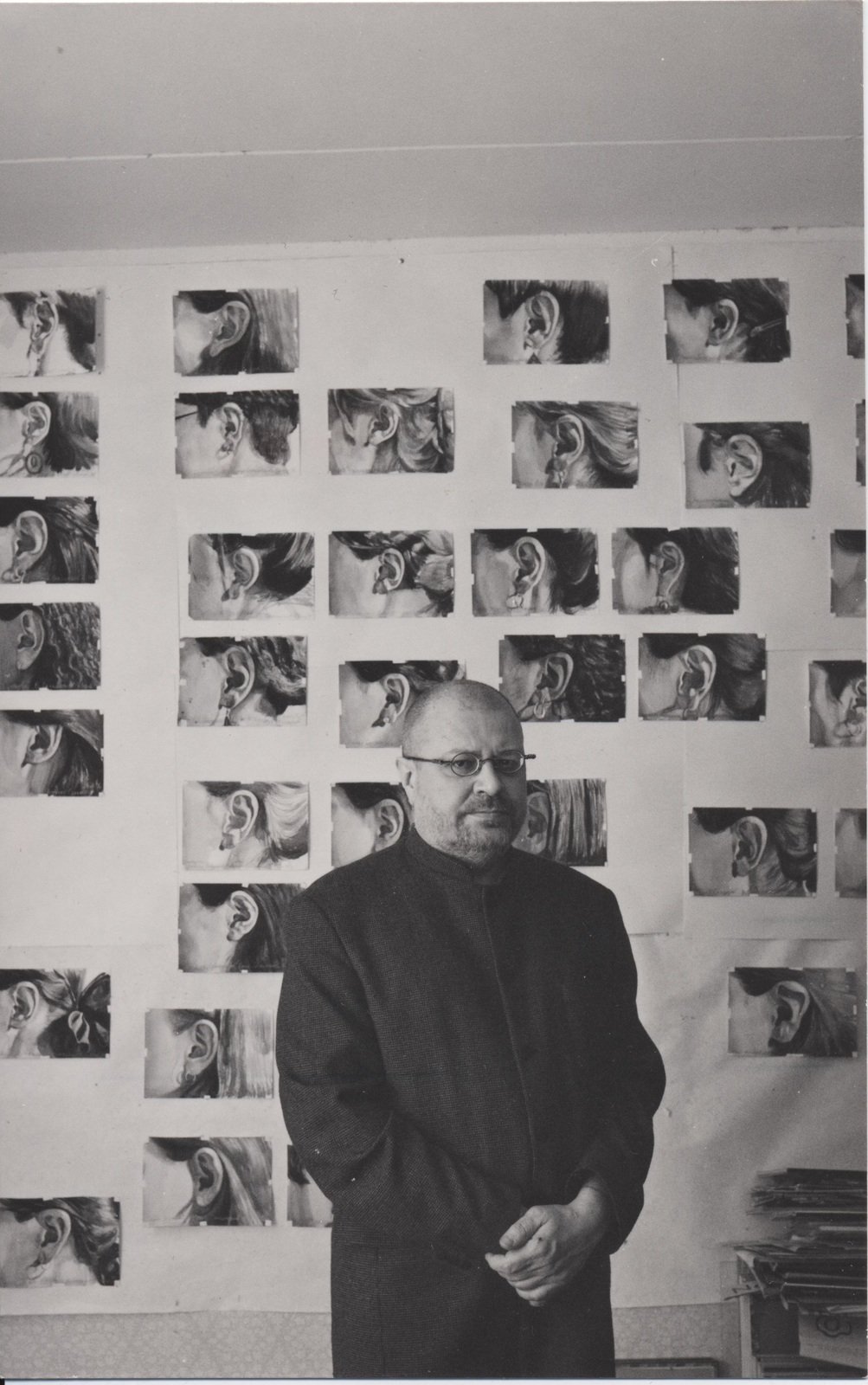 Salnikov V. in his studio. 1996