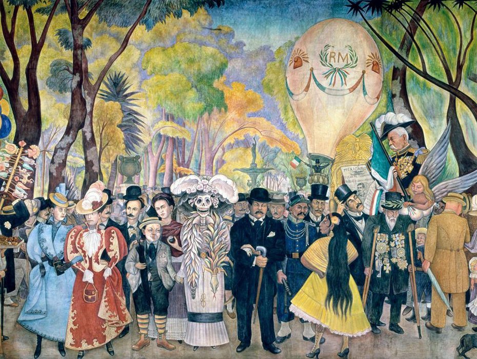 Diego Rivera.&nbsp;Dream of a Sunday afternoon in the Alameda &copy; Artists rights society (ARS)
