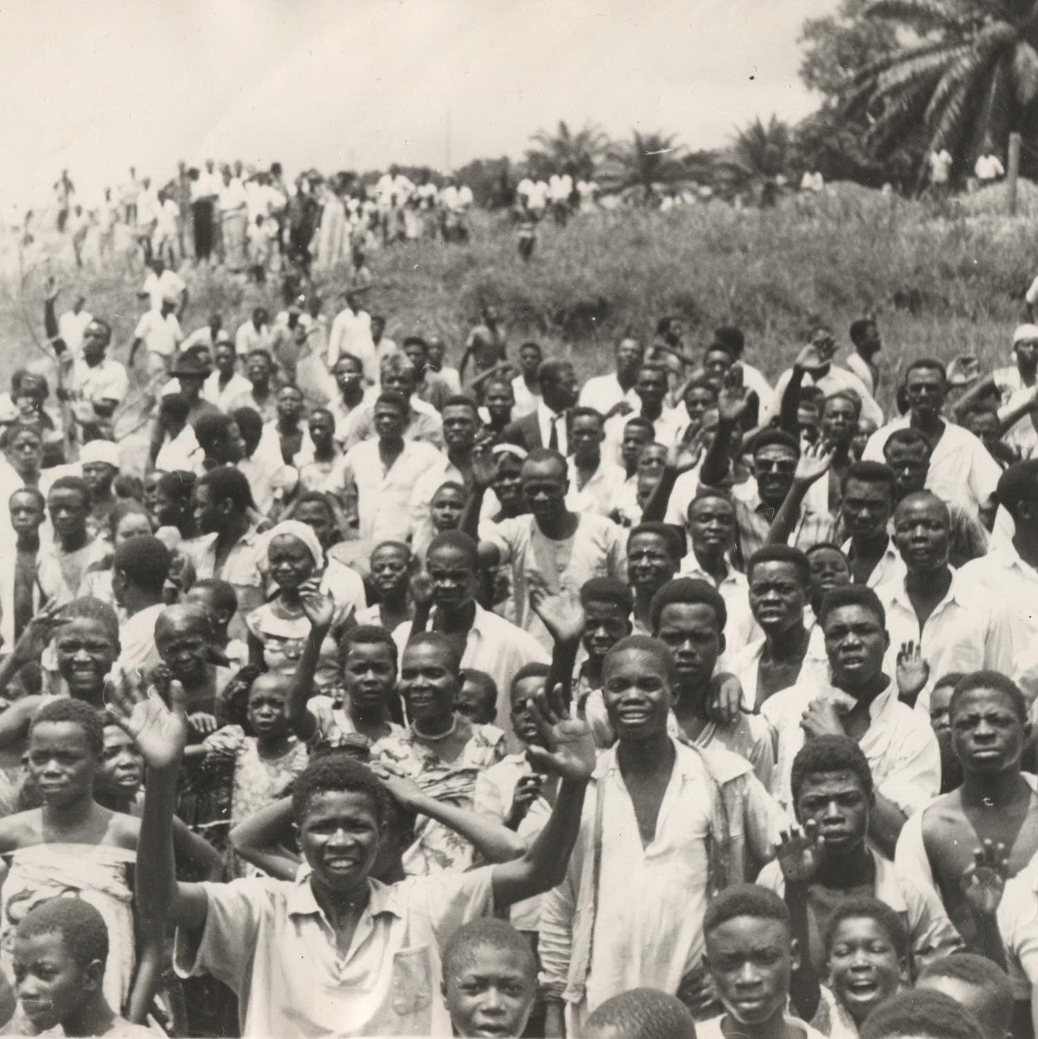 Production still from Congo in Struggle (1960), directed by Leonid Varlamov Photographic print transferred to digital image Archive of Vladlen Troshkin