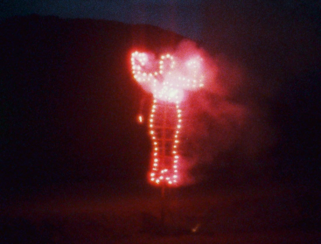 Ana Mendieta. Anima, Silhouette of Rocket (Firework Piece). 1976