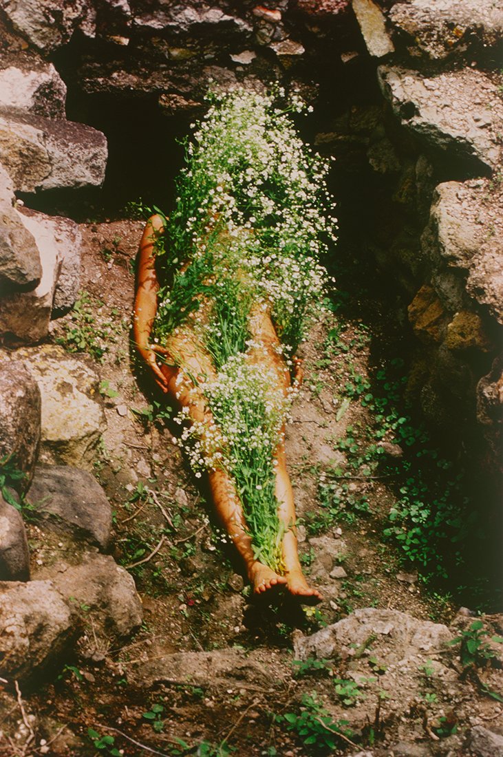 Ana Mendieta. Image of Y&aacute;gul. 1973