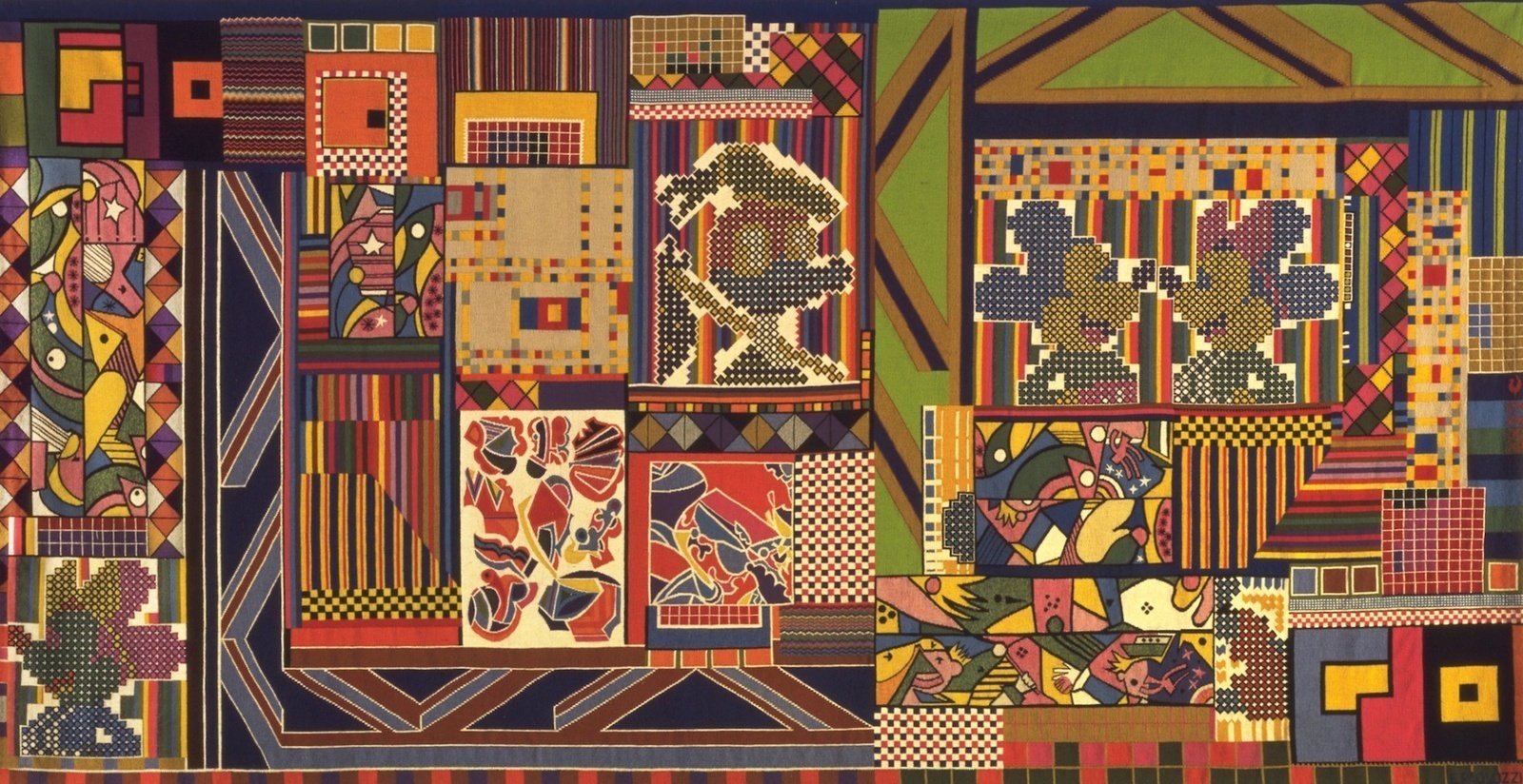 Eduardo&nbsp;Luigi Paolozzi, The Whitworth Tapestry, 1967Wool, linen, and terylene&copy; Trustees of the Paolozzi Foundation