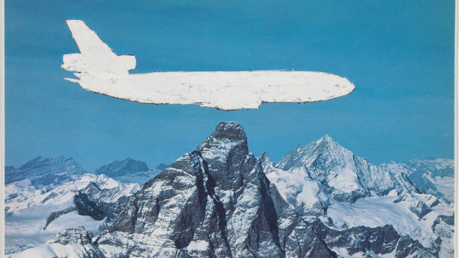Angus Fairhurst. Over Mont Blanc, All Evidence of Man Removed, 1993. &copy; TATE