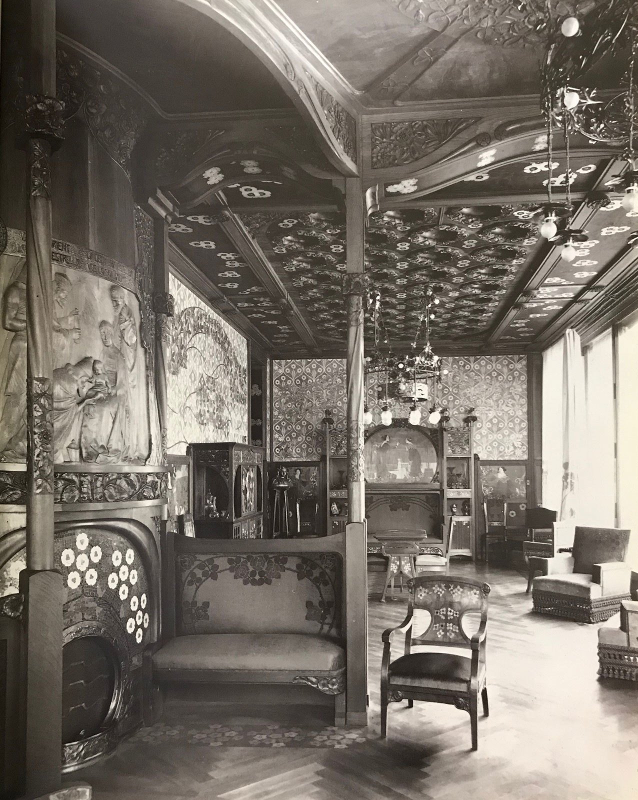 Интерьер каминного зала дома Льео-и-Мореры в Барселоне. 1903&ndash;1905Фото: фонд la Caixa